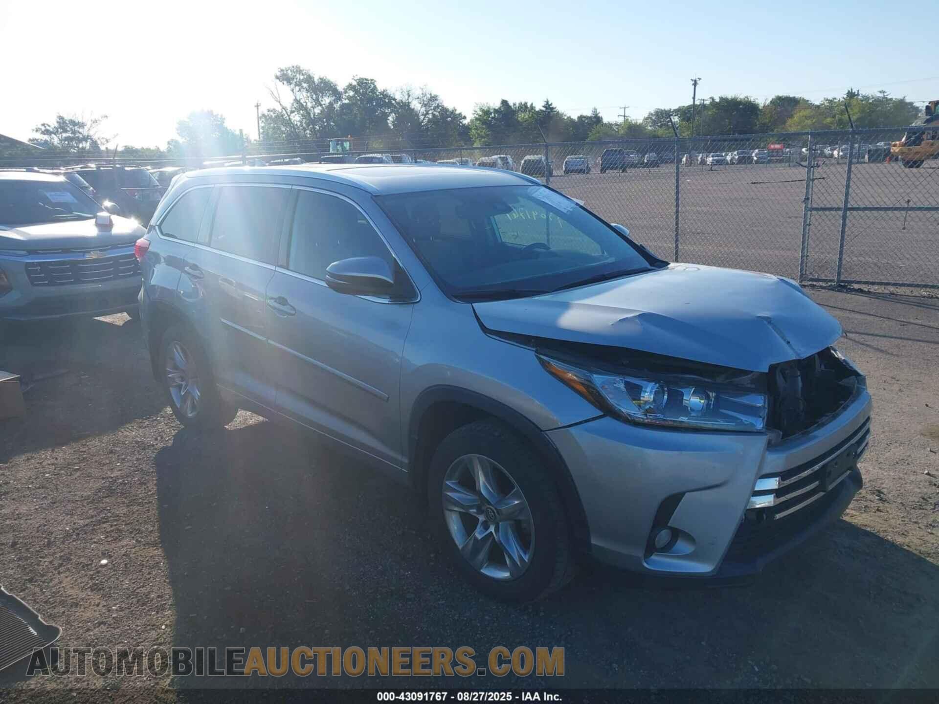 5TDDZRFH3JS846985 TOYOTA HIGHLANDER 2018