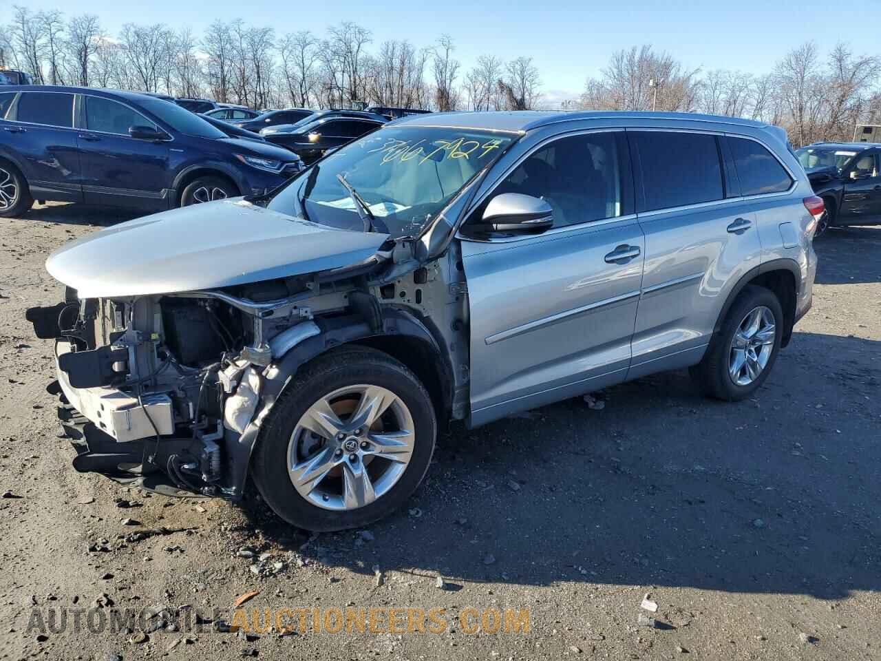 5TDDZRFH5JS842596 TOYOTA HIGHLANDER 2018