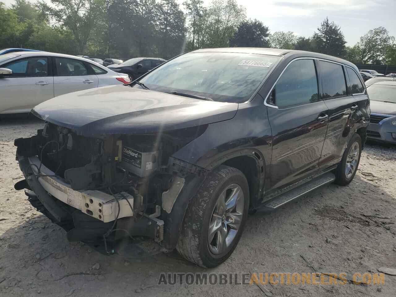 5TDDZRFH6HS373125 TOYOTA HIGHLANDER 2017