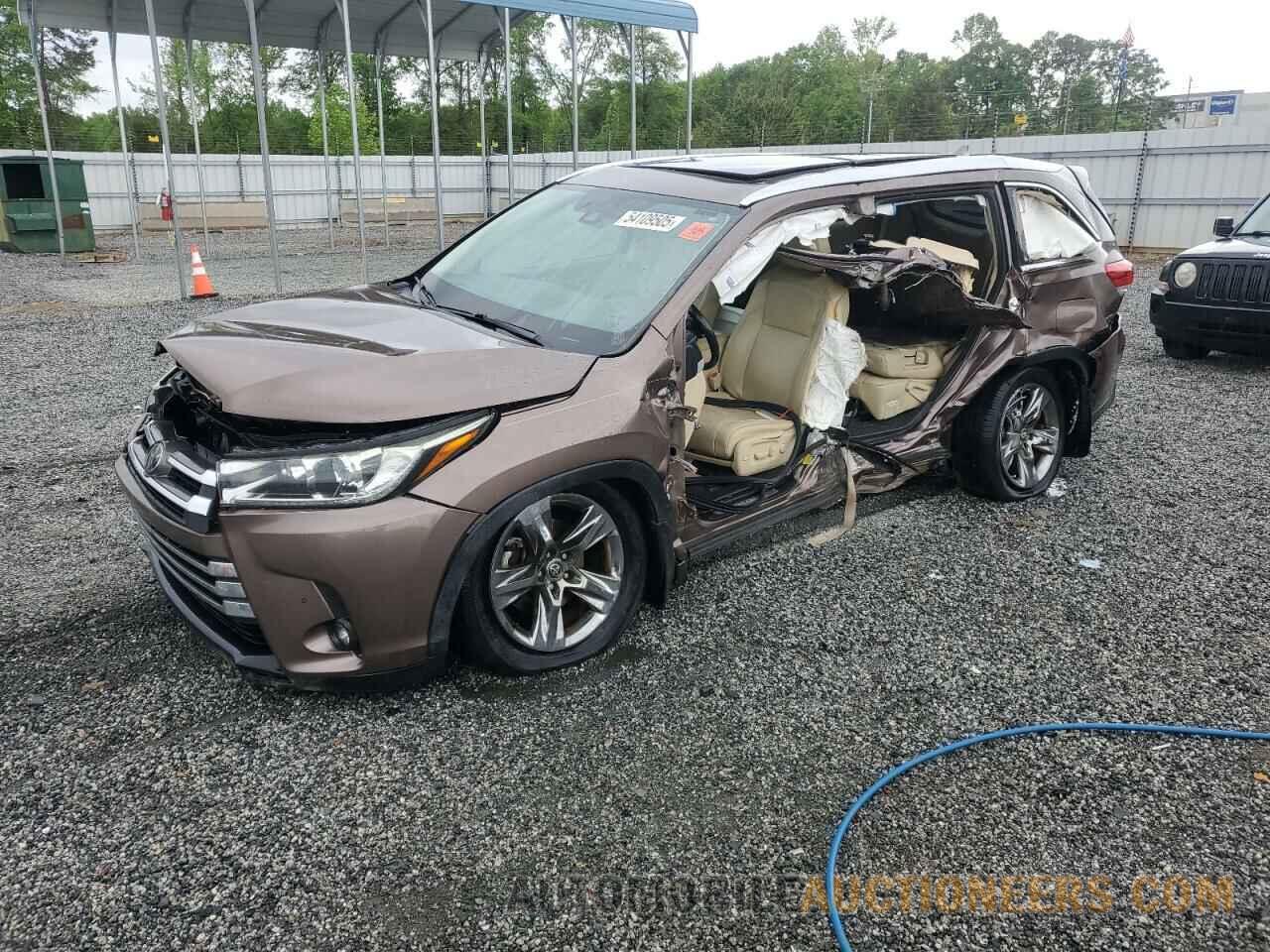 5TDDZRFH6JS832904 TOYOTA HIGHLANDER 2018