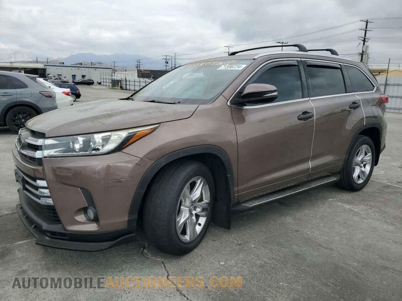 5TDDZRFH8JS490601 TOYOTA HIGHLANDER 2018