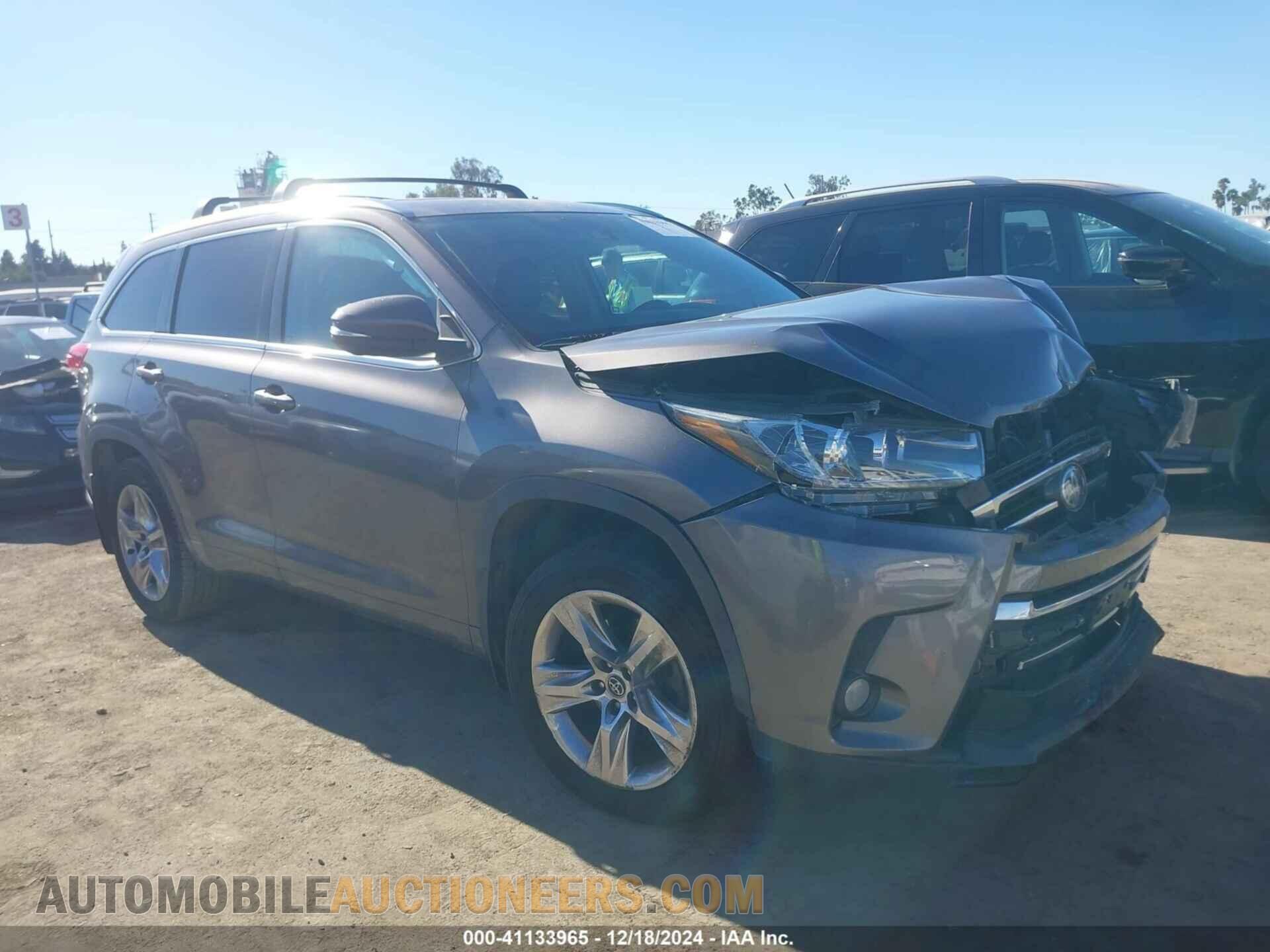 5TDDZRFH9JS886178 TOYOTA HIGHLANDER 2018