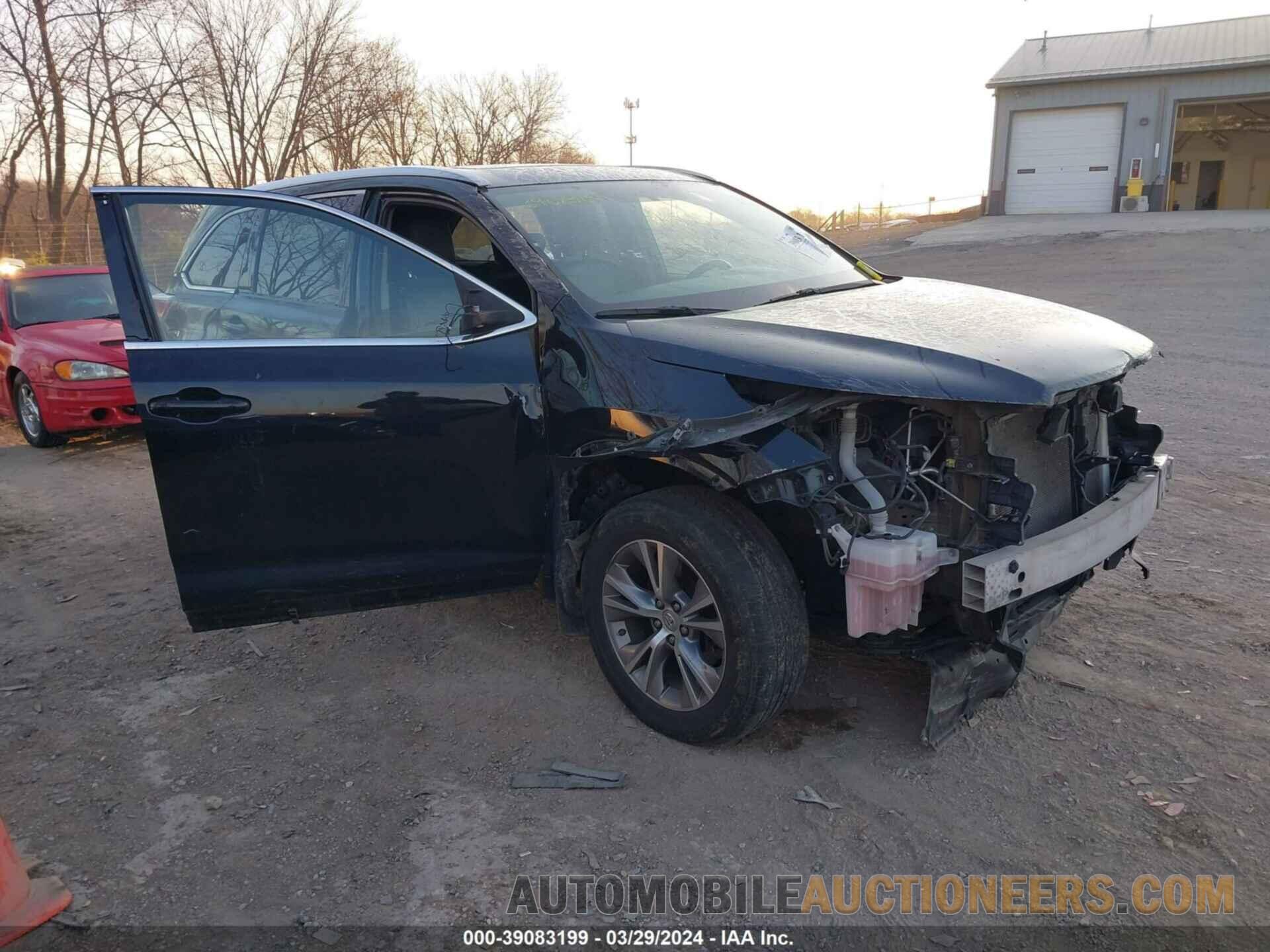 5TDJKRFH4FS079971 TOYOTA HIGHLANDER 2015