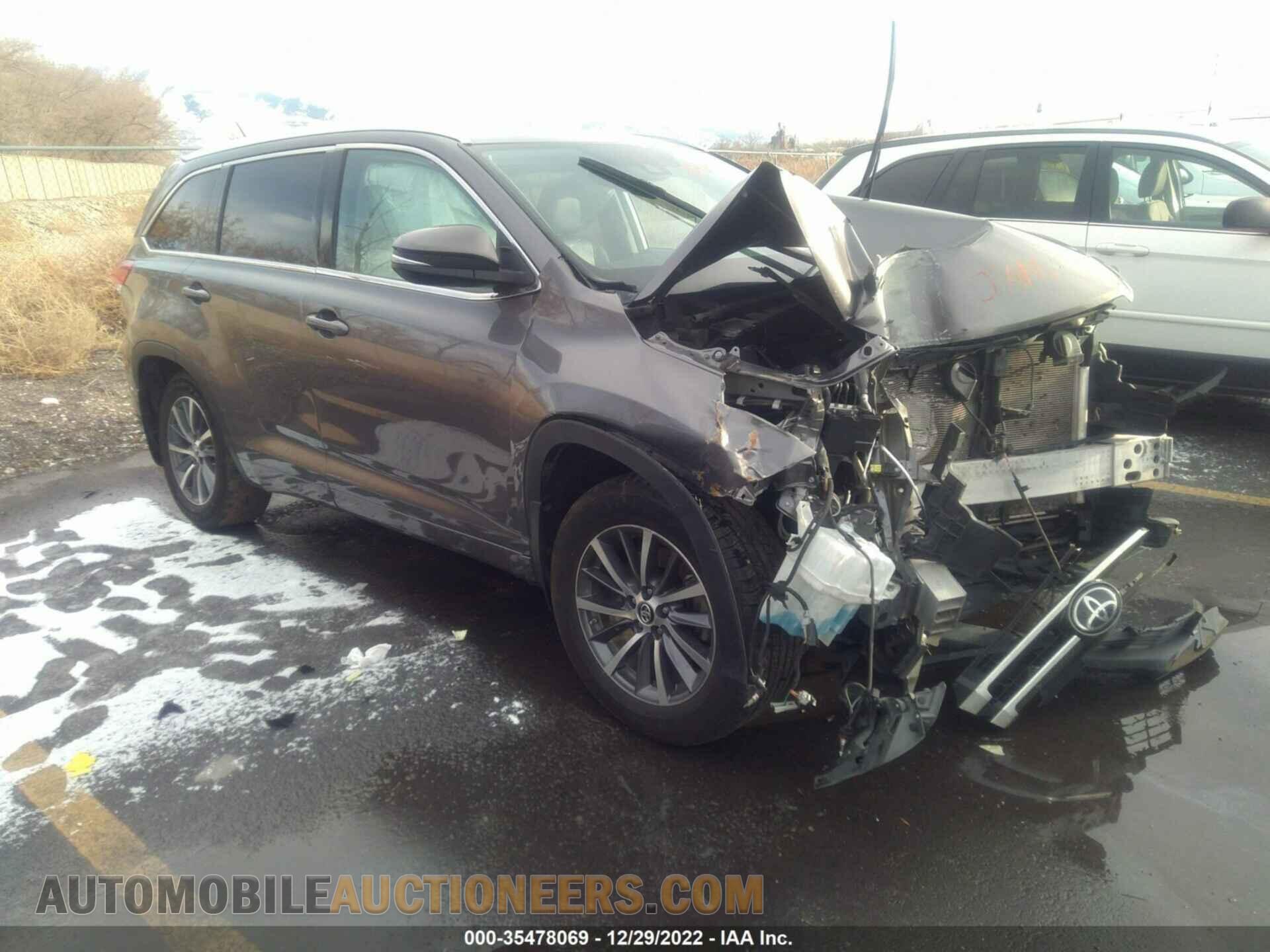 5TDJZRFH2JS536765 TOYOTA HIGHLANDER 2018