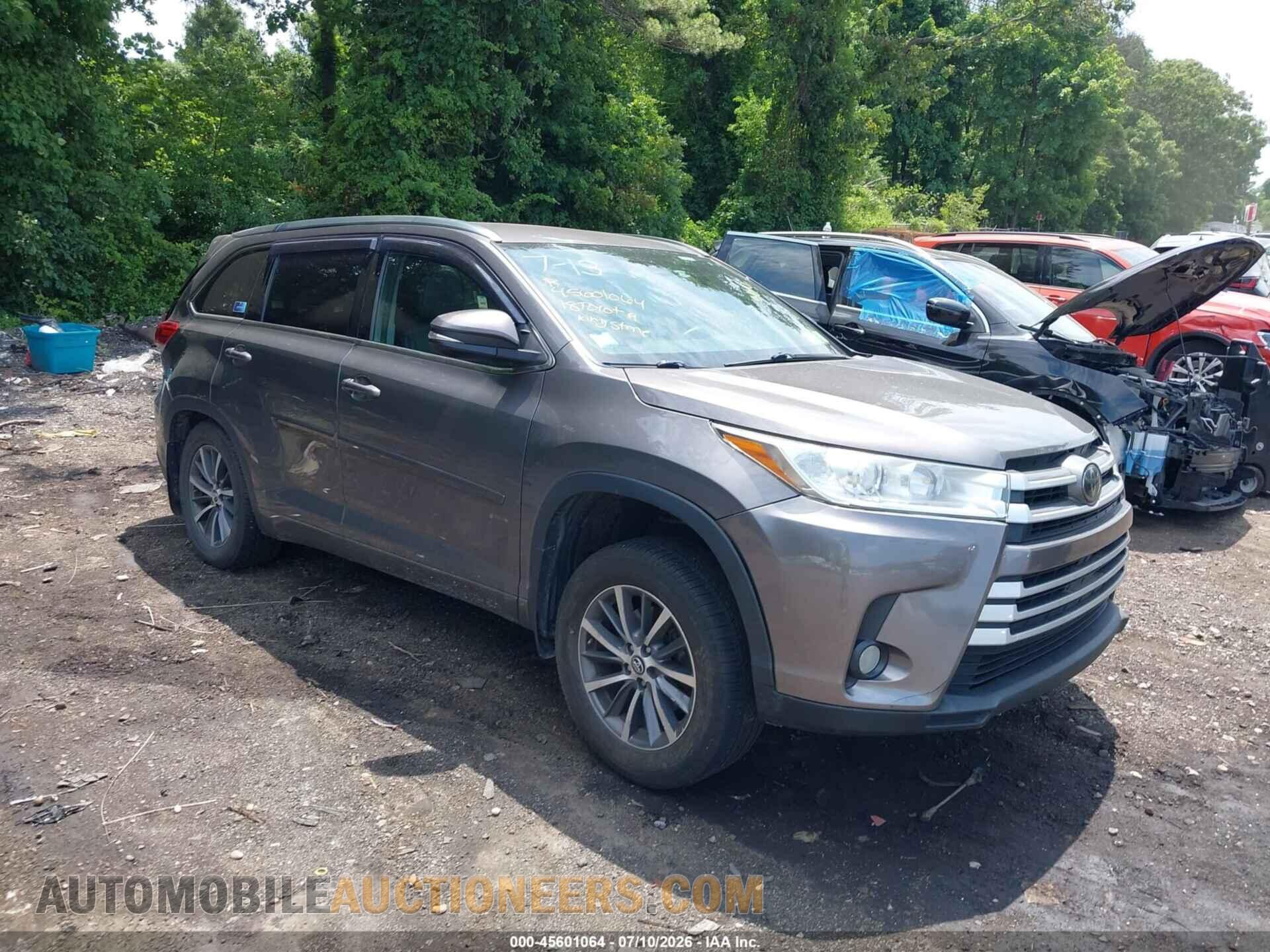 5TDJZRFH3JS529310 TOYOTA HIGHLANDER 2018