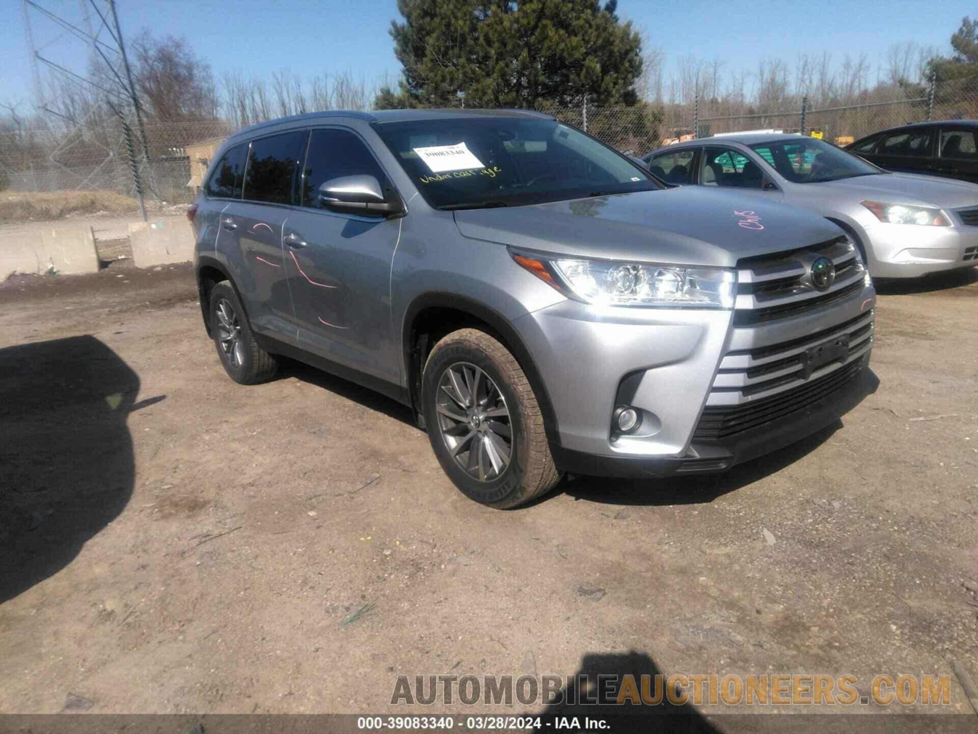 5TDJZRFH4KS588545 TOYOTA HIGHLANDER 2019