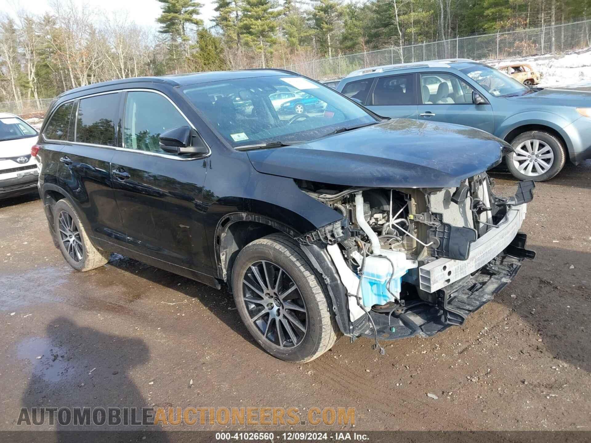 5TDJZRFH6JS889607 TOYOTA HIGHLANDER 2018