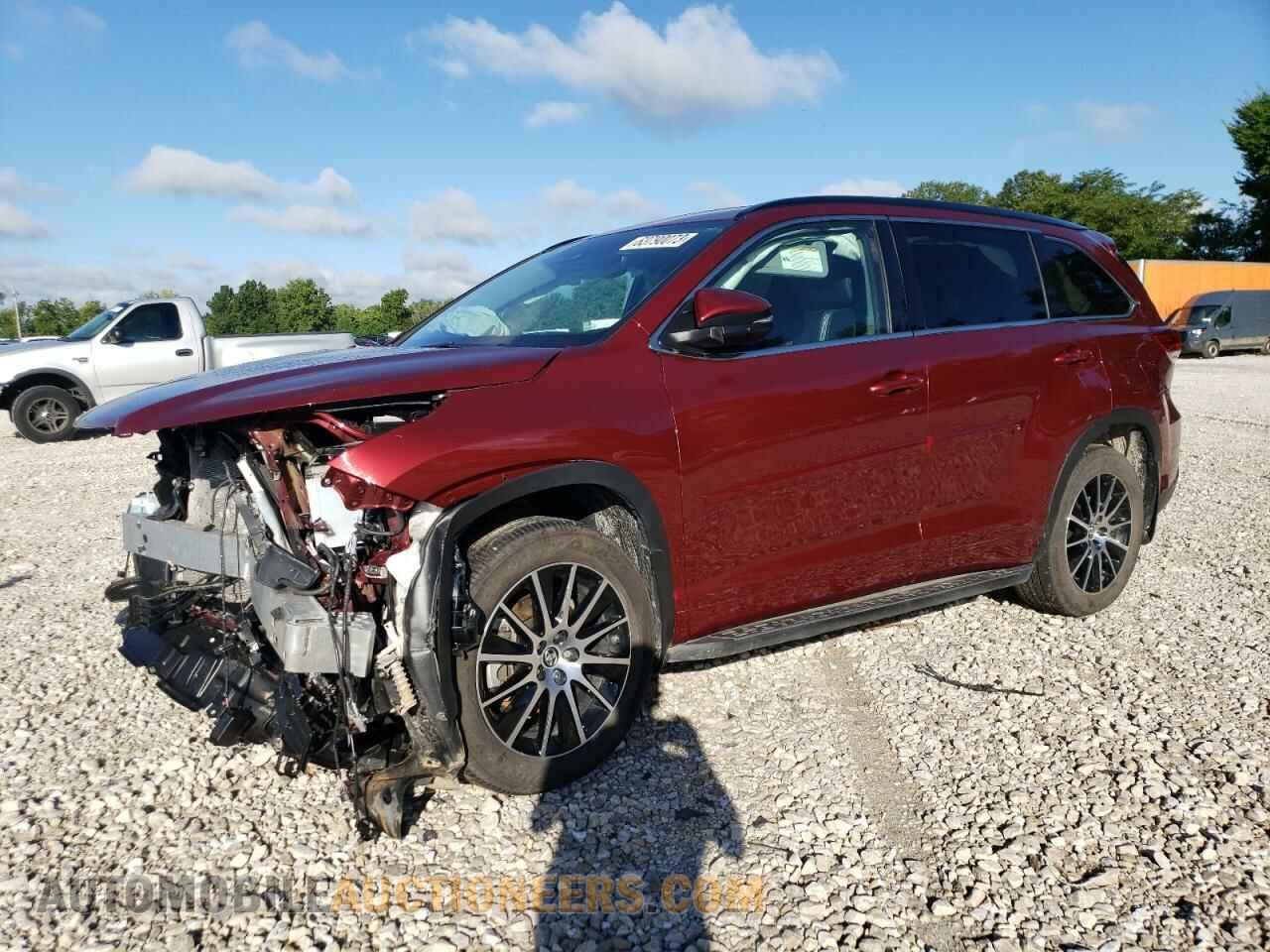 5TDJZRFH7JS534848 TOYOTA HIGHLANDER 2018