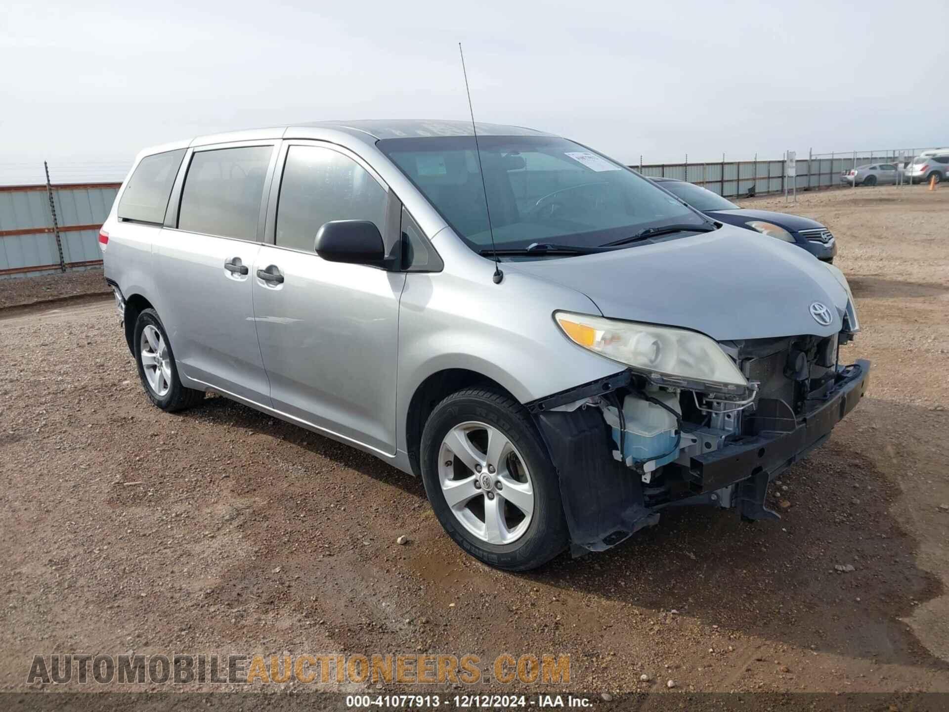 5TDKA3DC6CS010299 TOYOTA SIENNA 2012