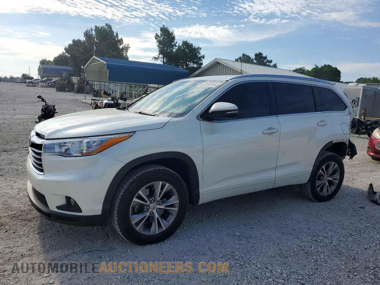 5TDKKRFH5FS106941 TOYOTA HIGHLANDER 2015