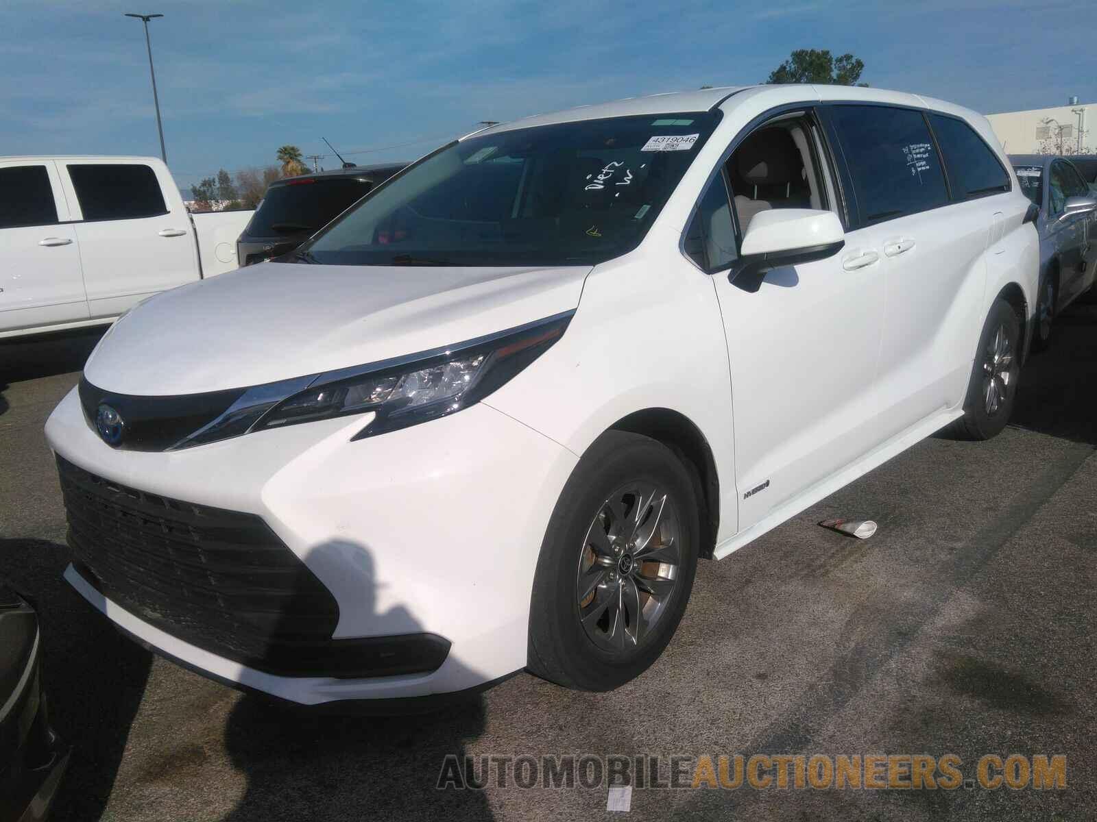5TDKRKEC9MS045731 Toyota Sienna LE 2021