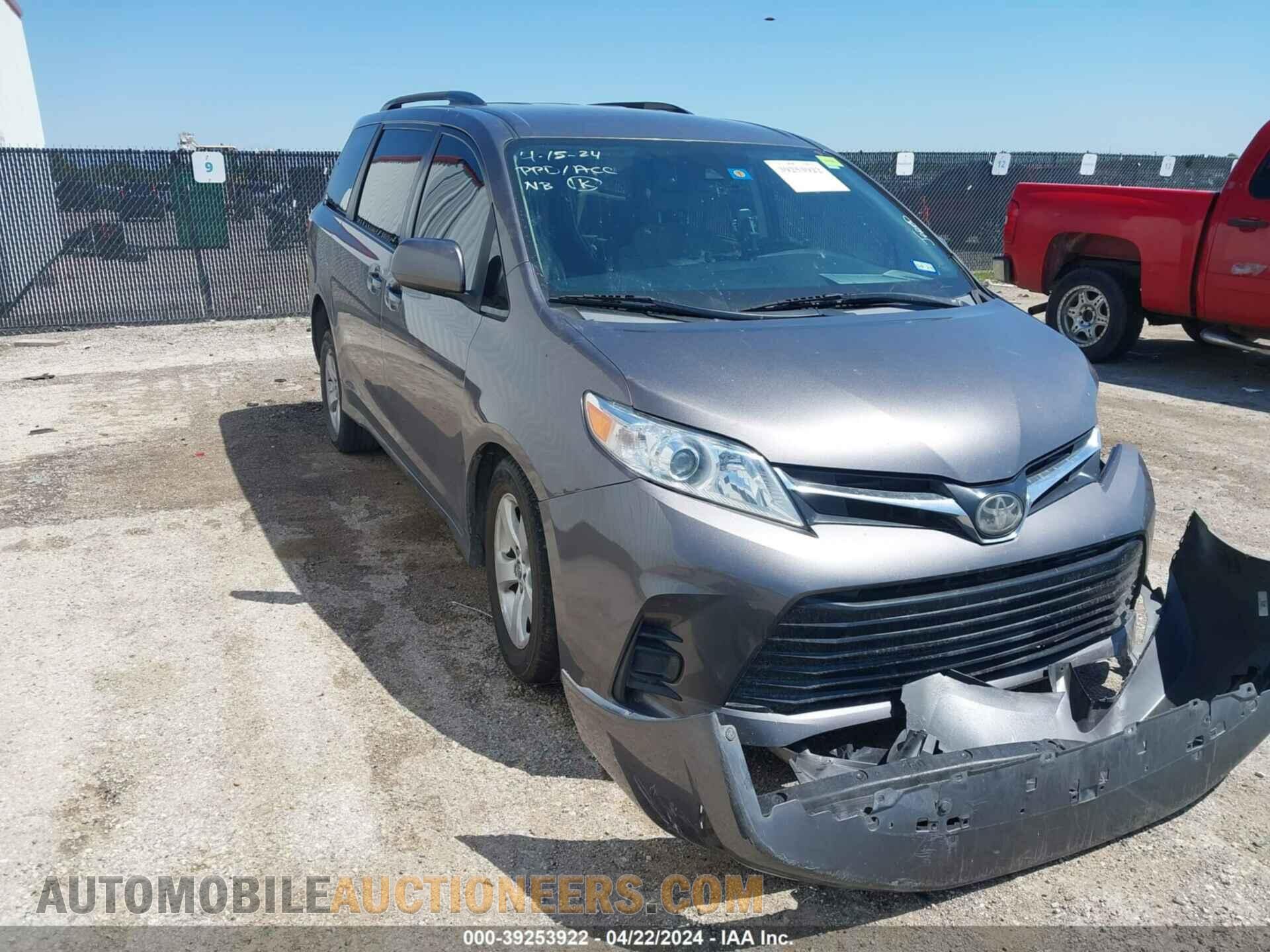 5TDKZ3DC6JS914031 TOYOTA SIENNA 2018