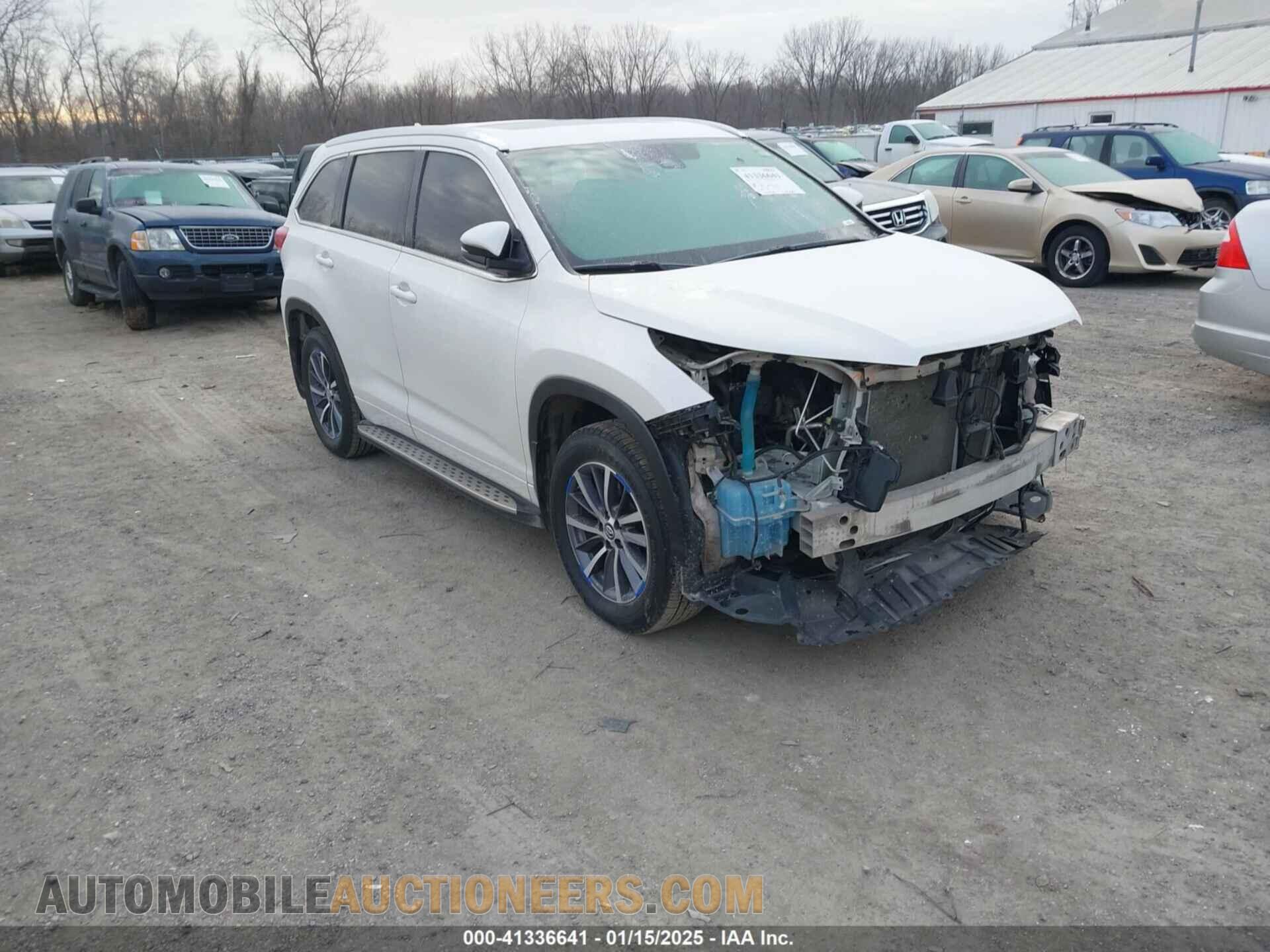 5TDKZRFH3JS541509 TOYOTA HIGHLANDER 2018