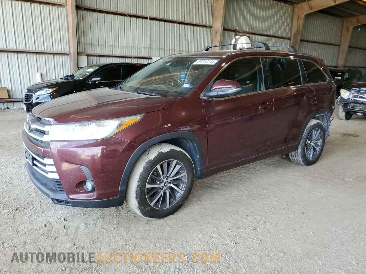5TDKZRFH5JS253197 TOYOTA HIGHLANDER 2018