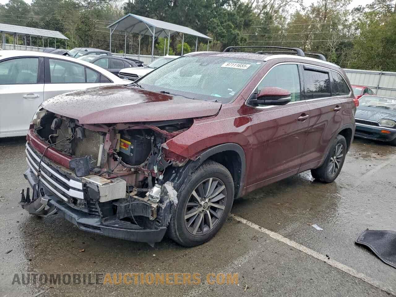 5TDKZRFH8JS265604 TOYOTA HIGHLANDER 2018
