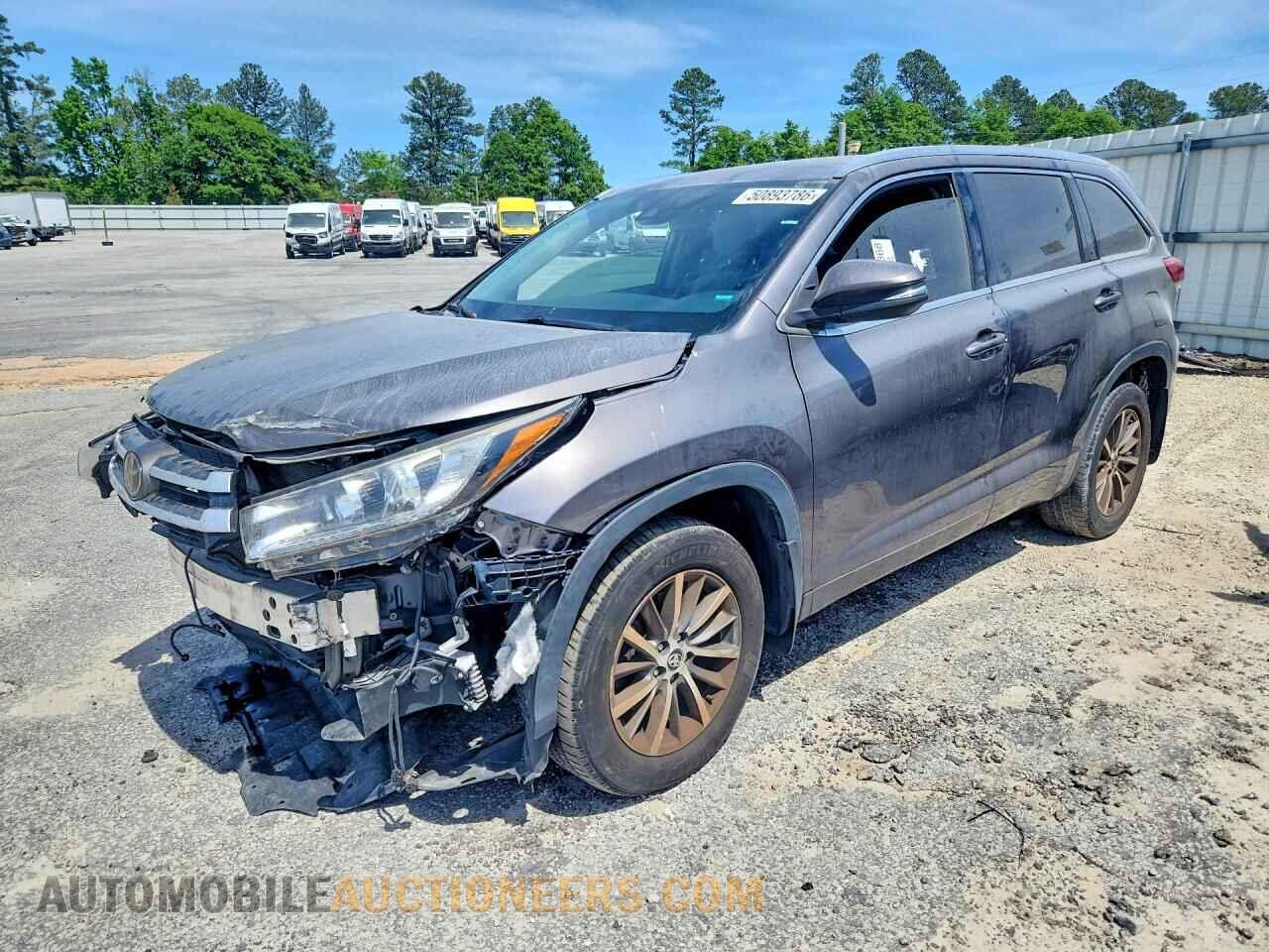 5TDKZRFH8JS545409 TOYOTA HIGHLANDER 2018