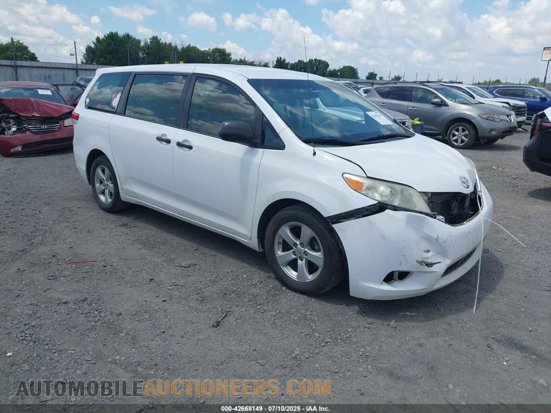 5TDZK3DC0ES516239 TOYOTA SIENNA 2014