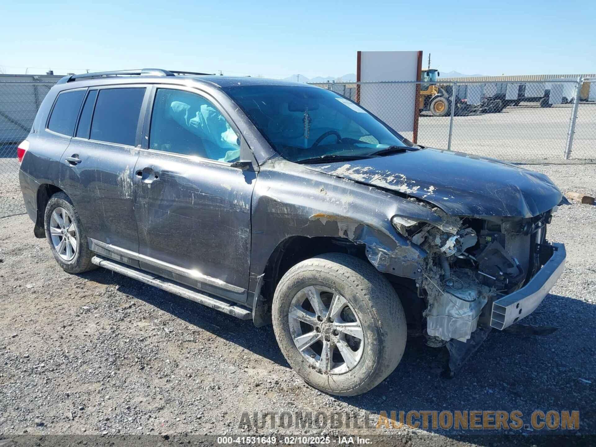 5TDZK3EH3CS080767 TOYOTA HIGHLANDER 2012