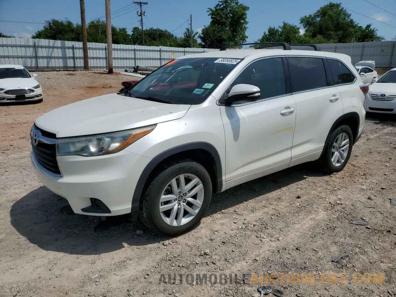 5TDZKRFH4GS170209 TOYOTA HIGHLANDER 2016
