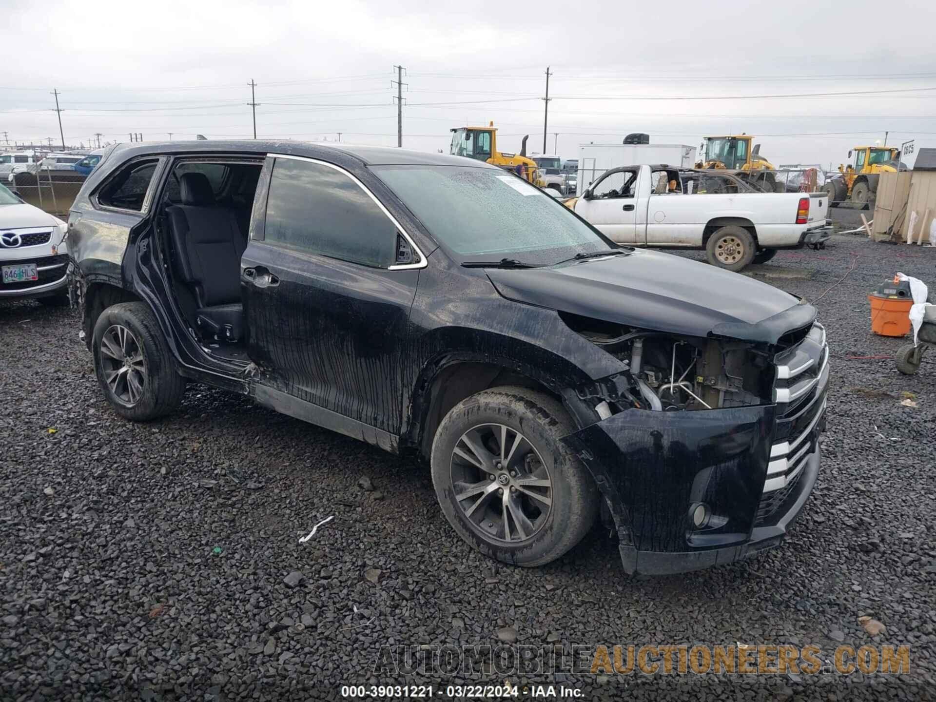 5TDZZRFH4KS293755 TOYOTA HIGHLANDER 2019