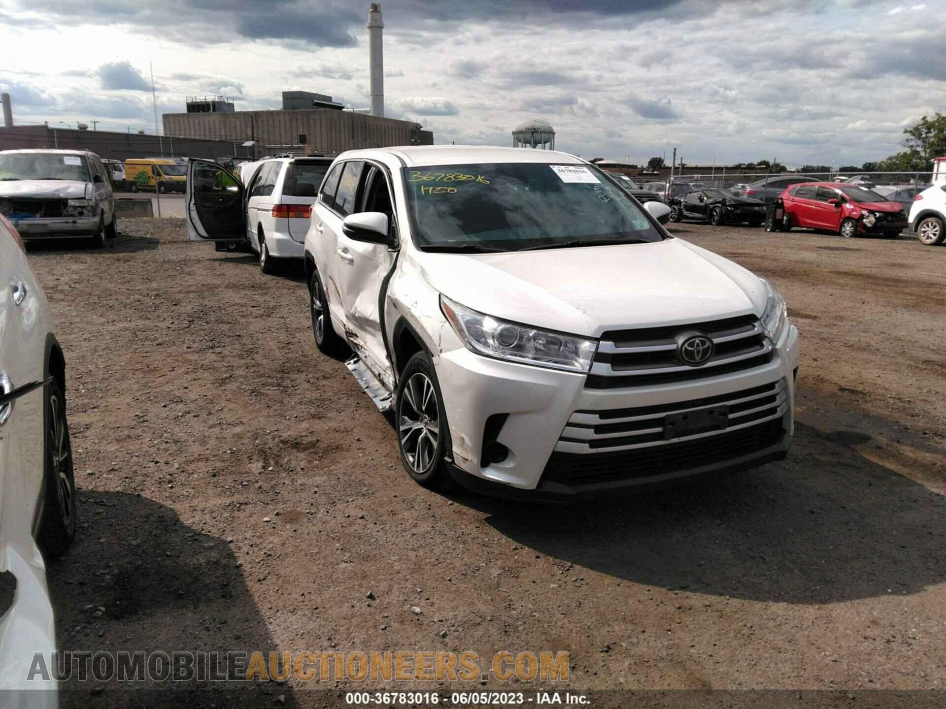 5TDZZRFH6JS275708 TOYOTA HIGHLANDER 2018
