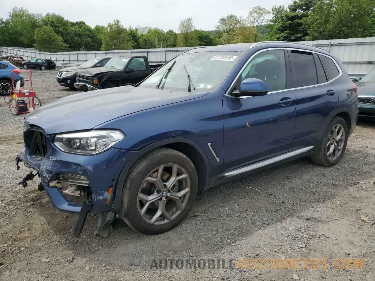 5UXTY5C07M9F38390 BMW X3 2021