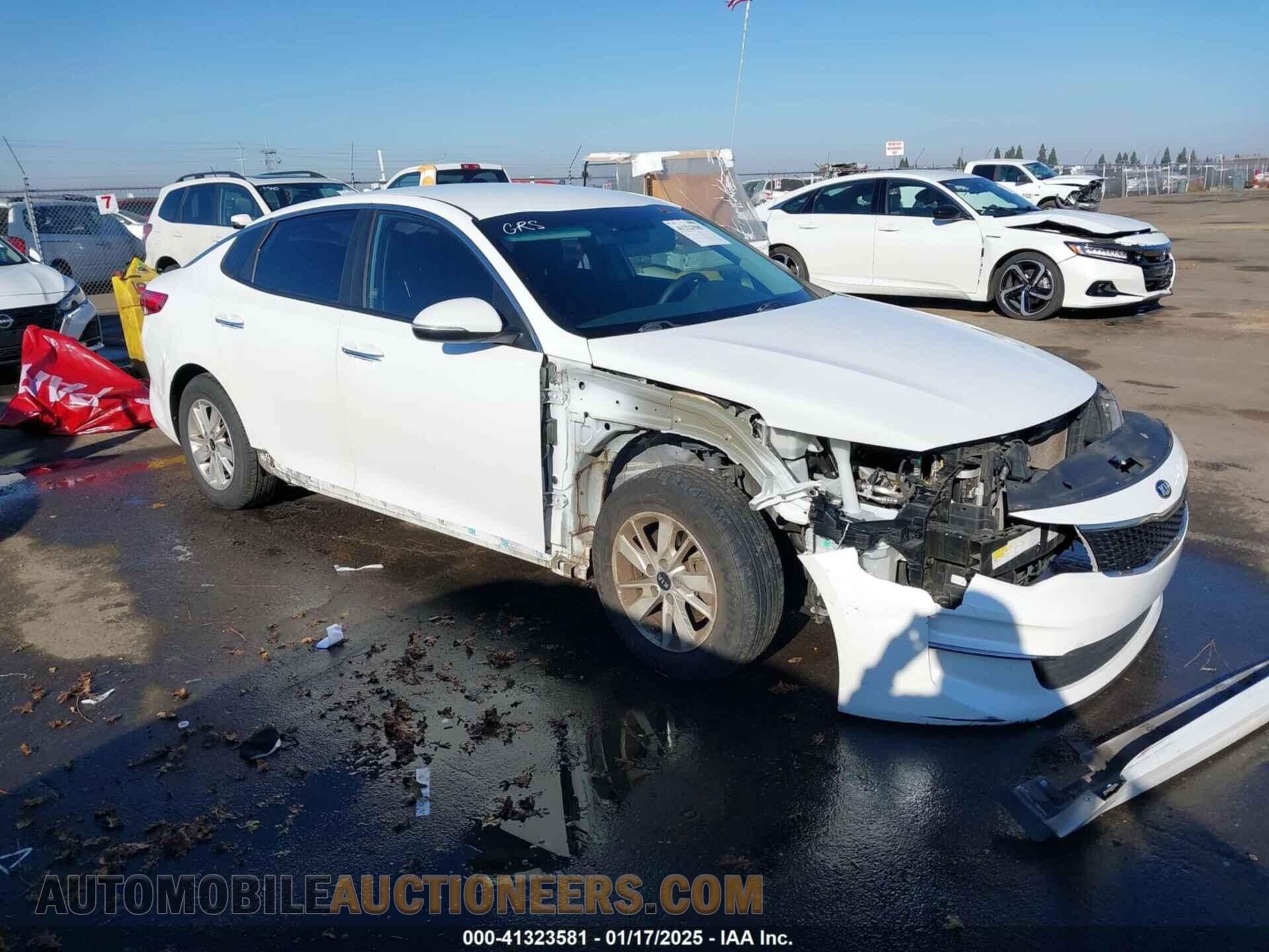 5XXGT4L39GG031937 KIA OPTIMA 2016