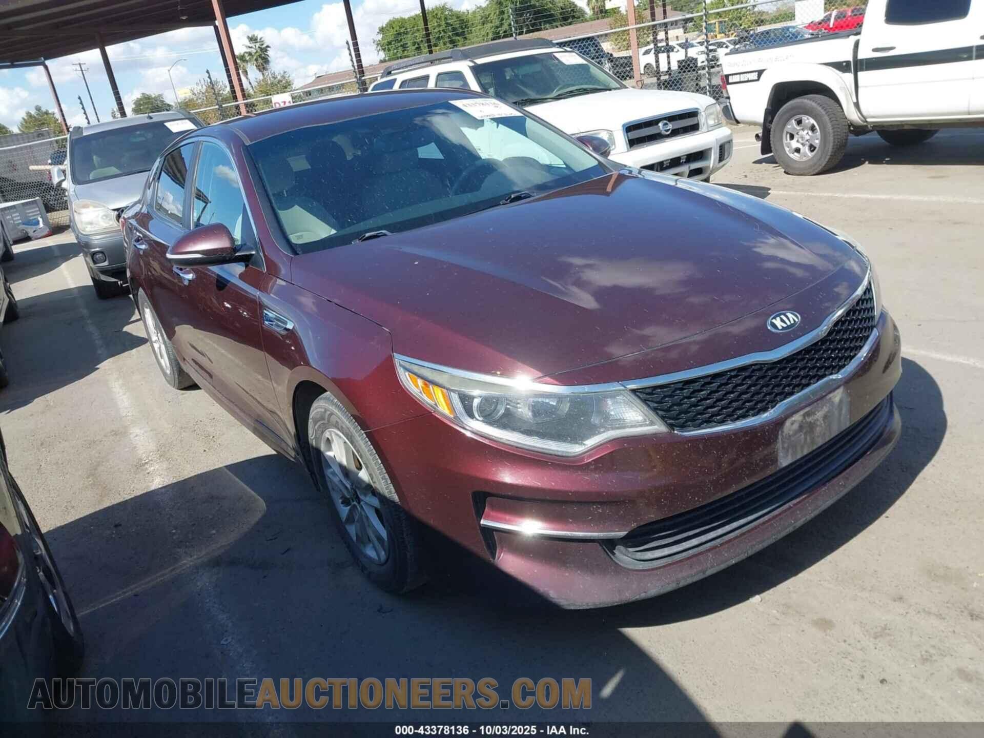5XXGT4L39GG047667 KIA OPTIMA 2016