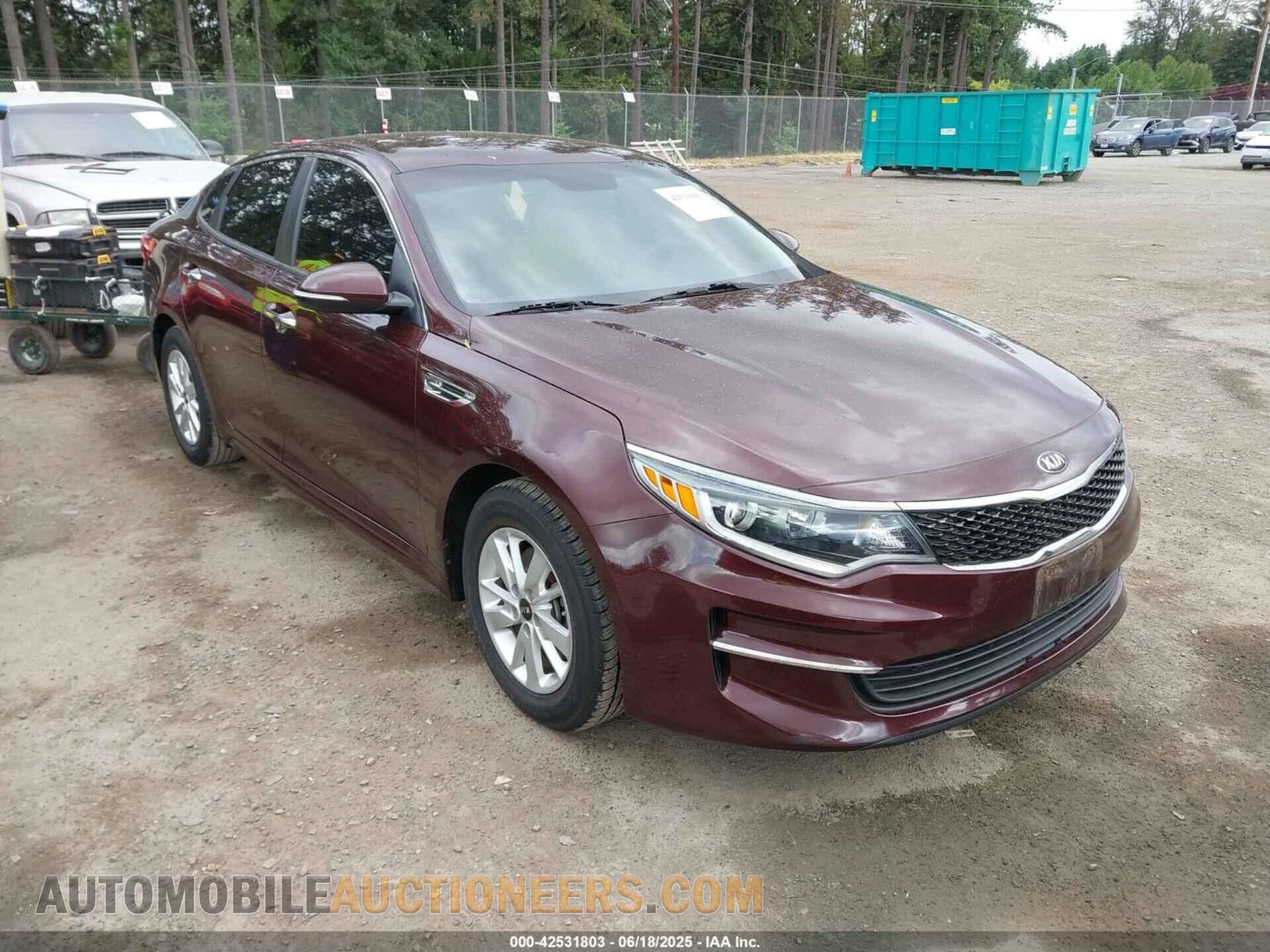 5XXGT4L39GG088686 KIA OPTIMA 2016