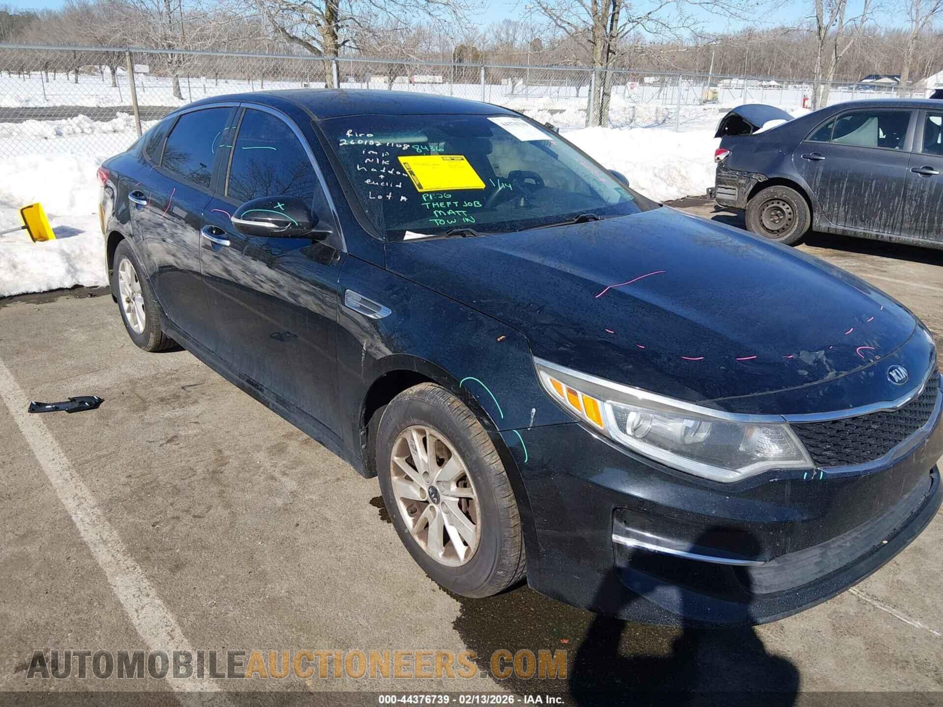 5XXGT4L39GG097470 KIA OPTIMA 2016