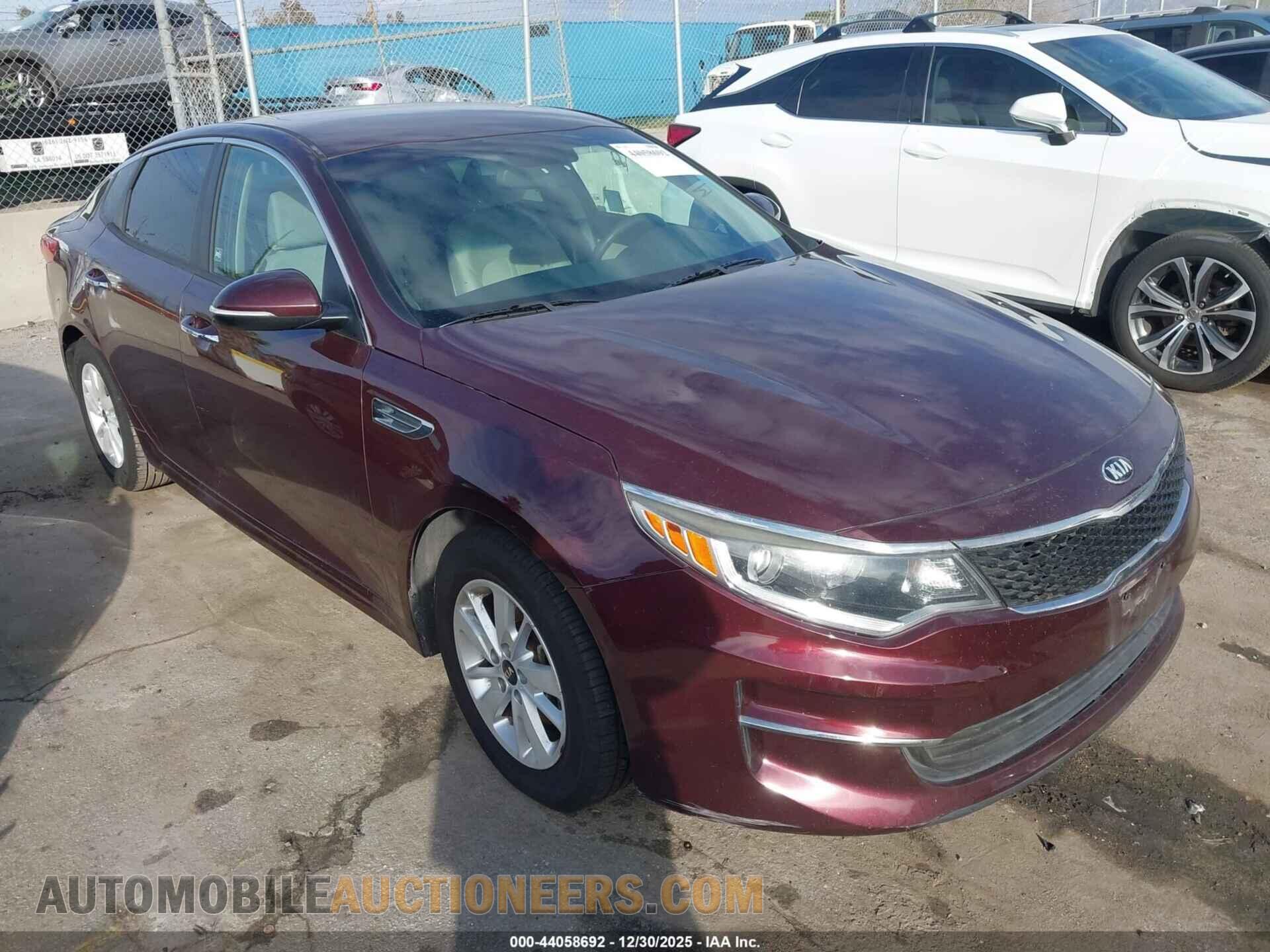 5XXGT4L39GG110914 KIA OPTIMA 2016