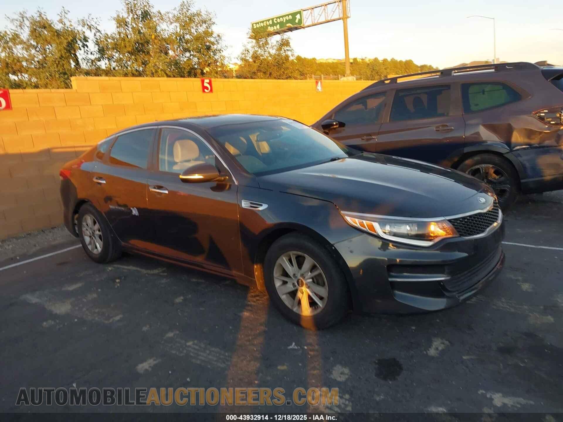5XXGT4L39GG118253 KIA OPTIMA 2016