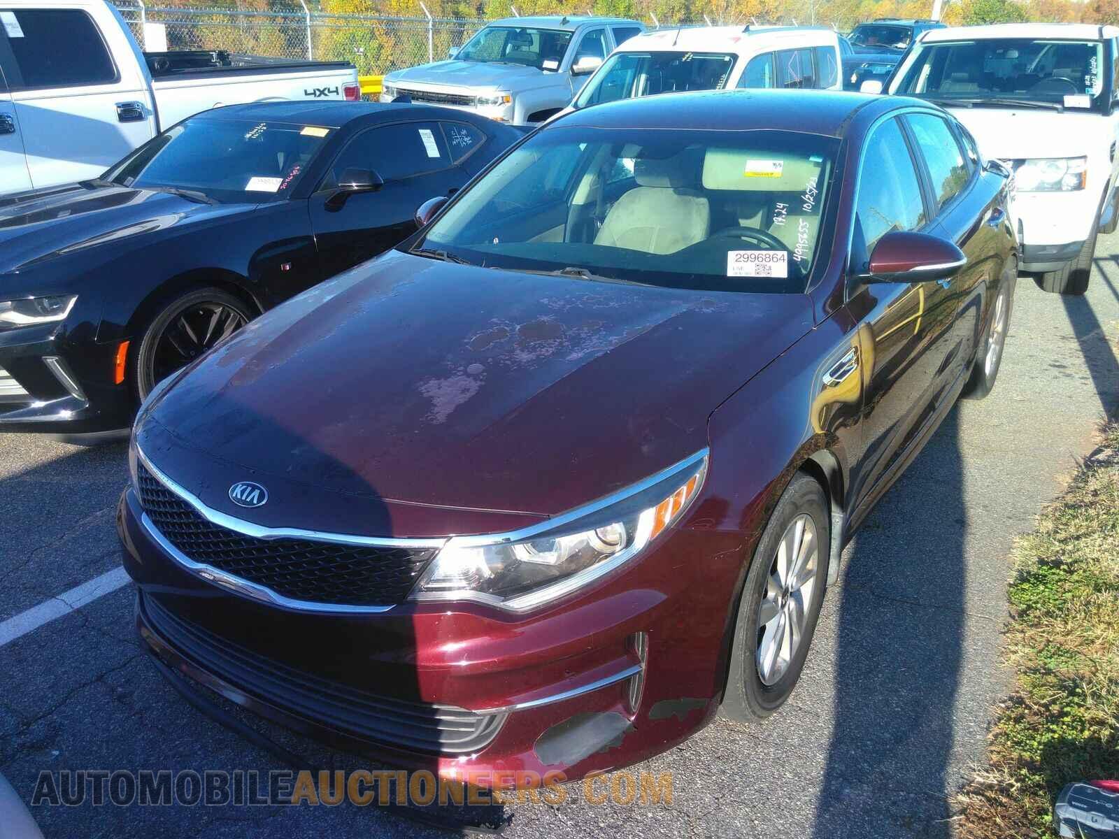 5XXGT4L39GG118558 Kia Optima 2016