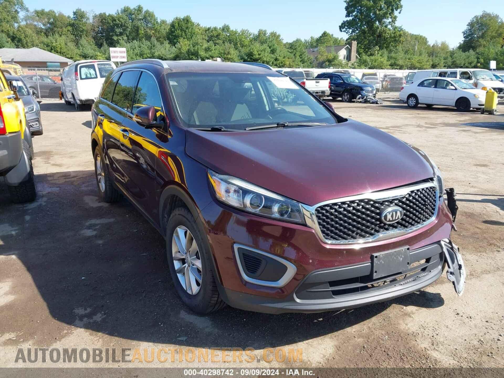 5XYPG4A39GG123309 KIA SORENTO 2016