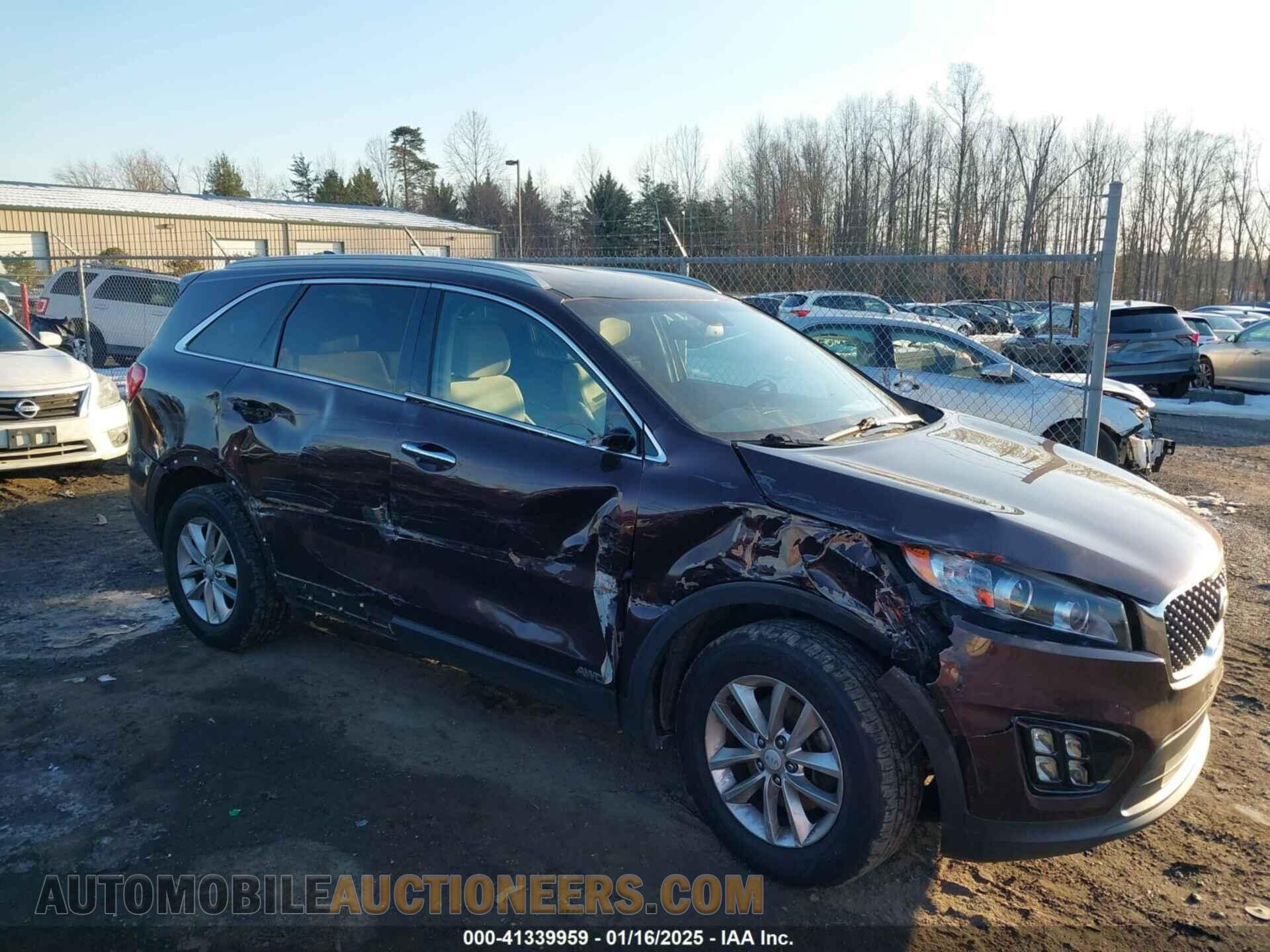 5XYPGDA39GG071227 KIA SORENTO 2016
