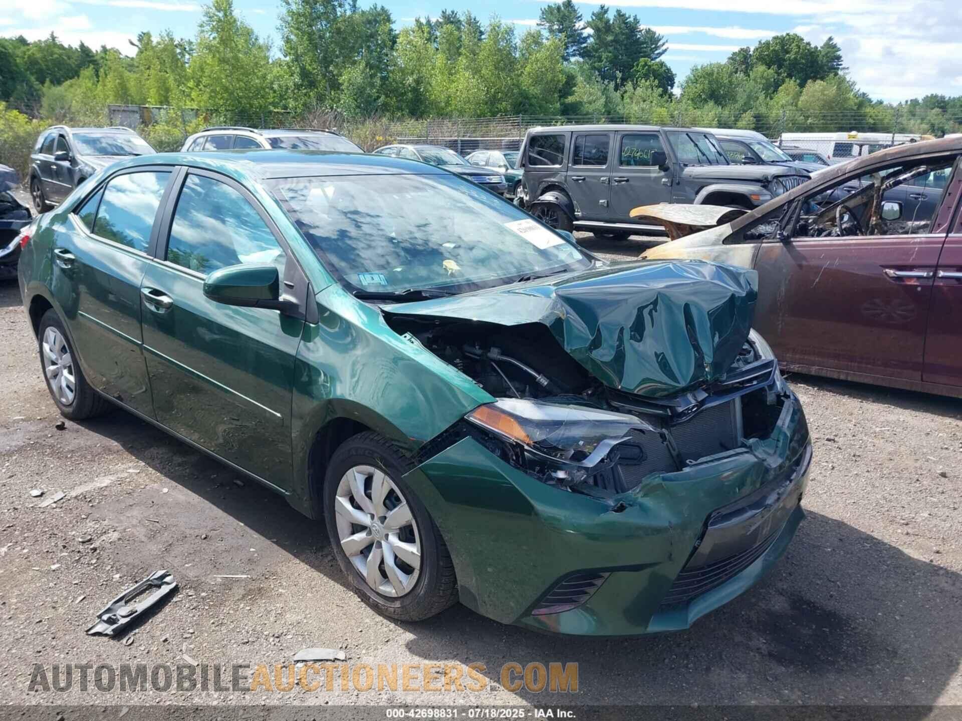 5YFBURHE4FP300348 TOYOTA COROLLA 2015