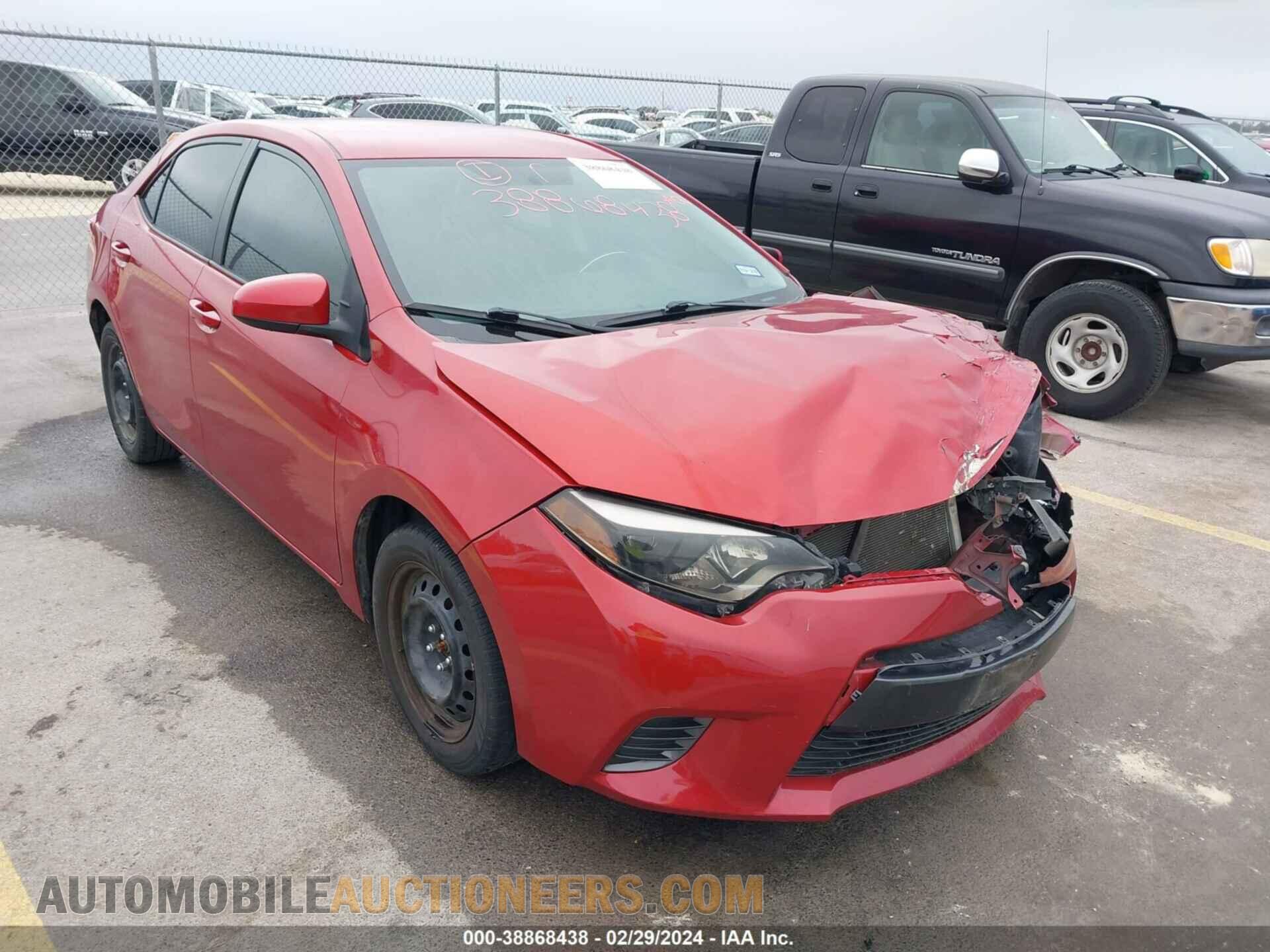 5YFBURHE4GP405277 TOYOTA COROLLA 2016