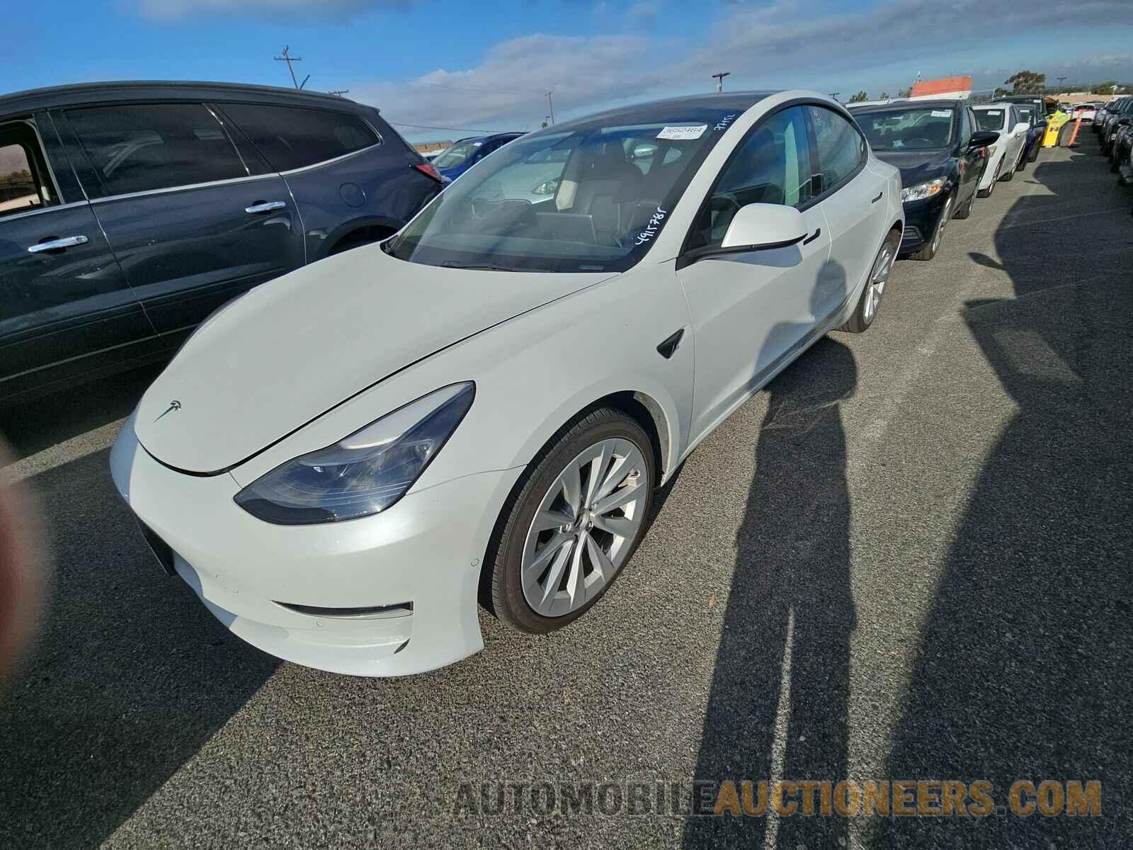 5YJ3E1EA1NF142985 Tesla Model 3 2022