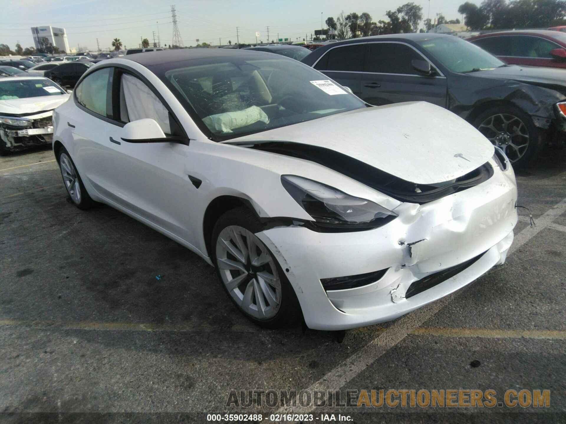 5YJ3E1EA3MF029988 TESLA MODEL 3 2021