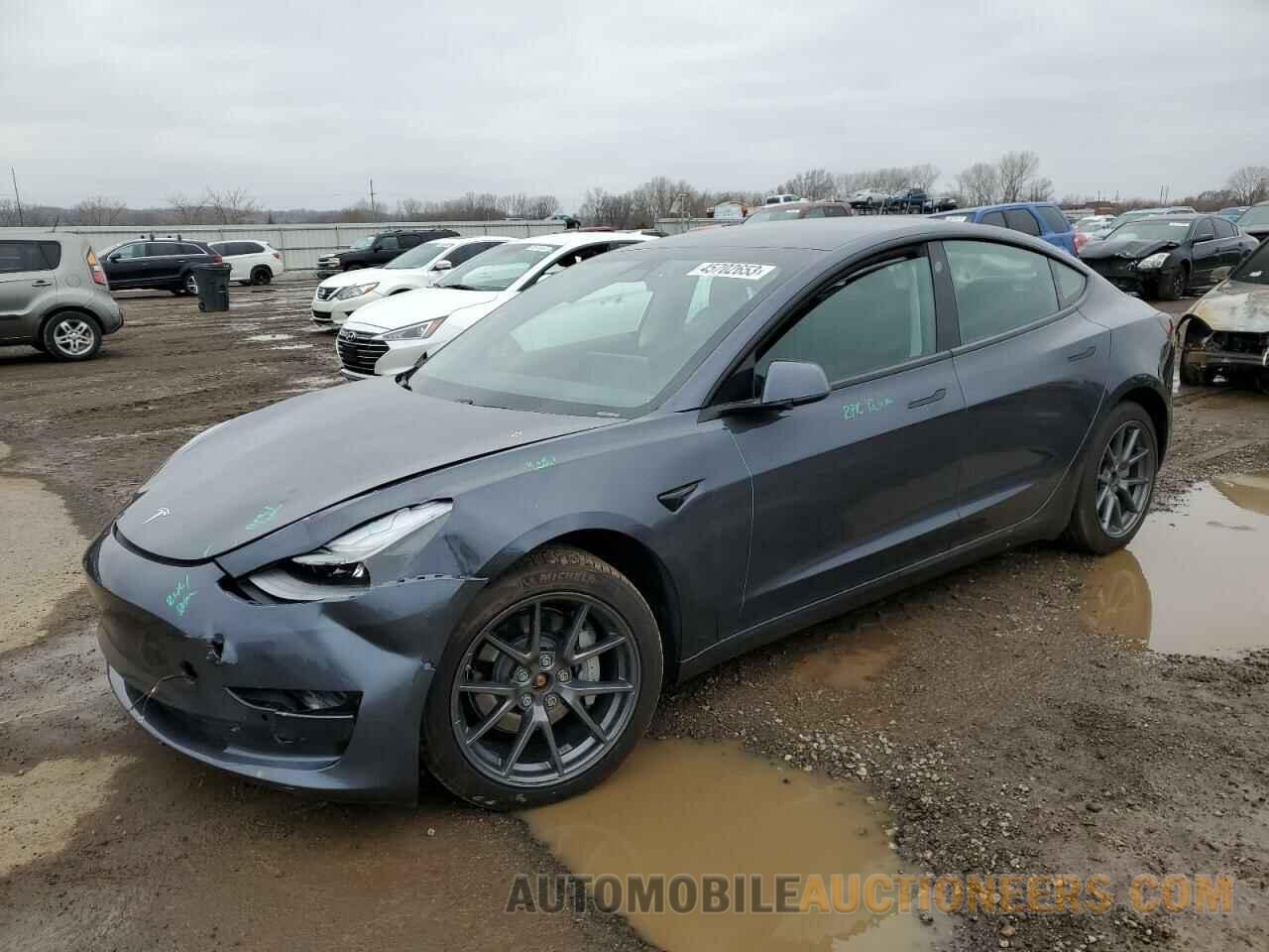 5YJ3E1EB0MF928123 TESLA MODEL 3 2021