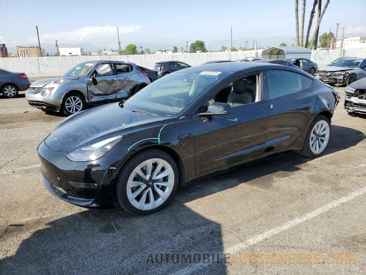 5YJ3E1EBXNF295261 TESLA MODEL 3 2022