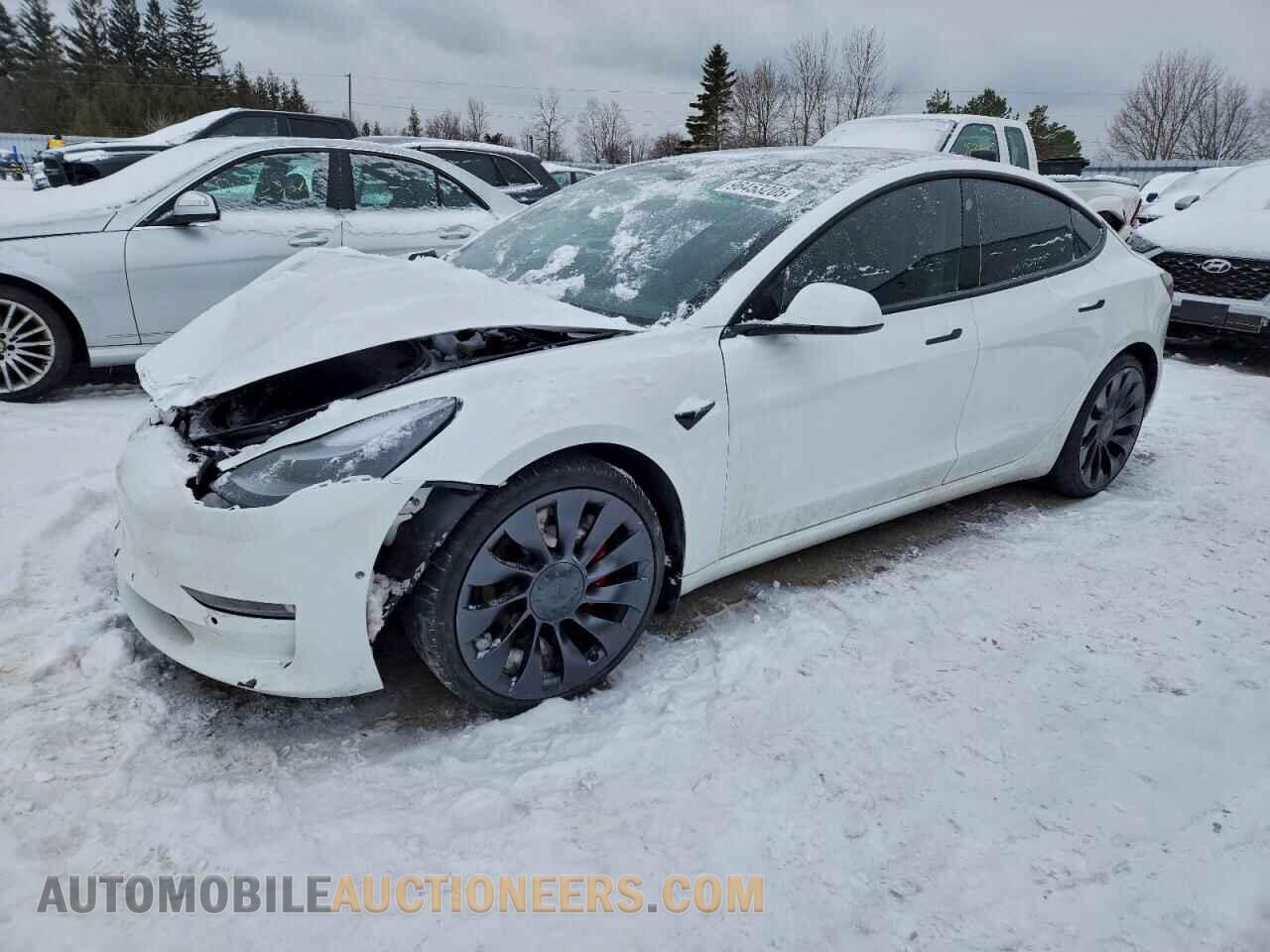 5YJ3E1EC7MF084591 TESLA MODEL 3 2021