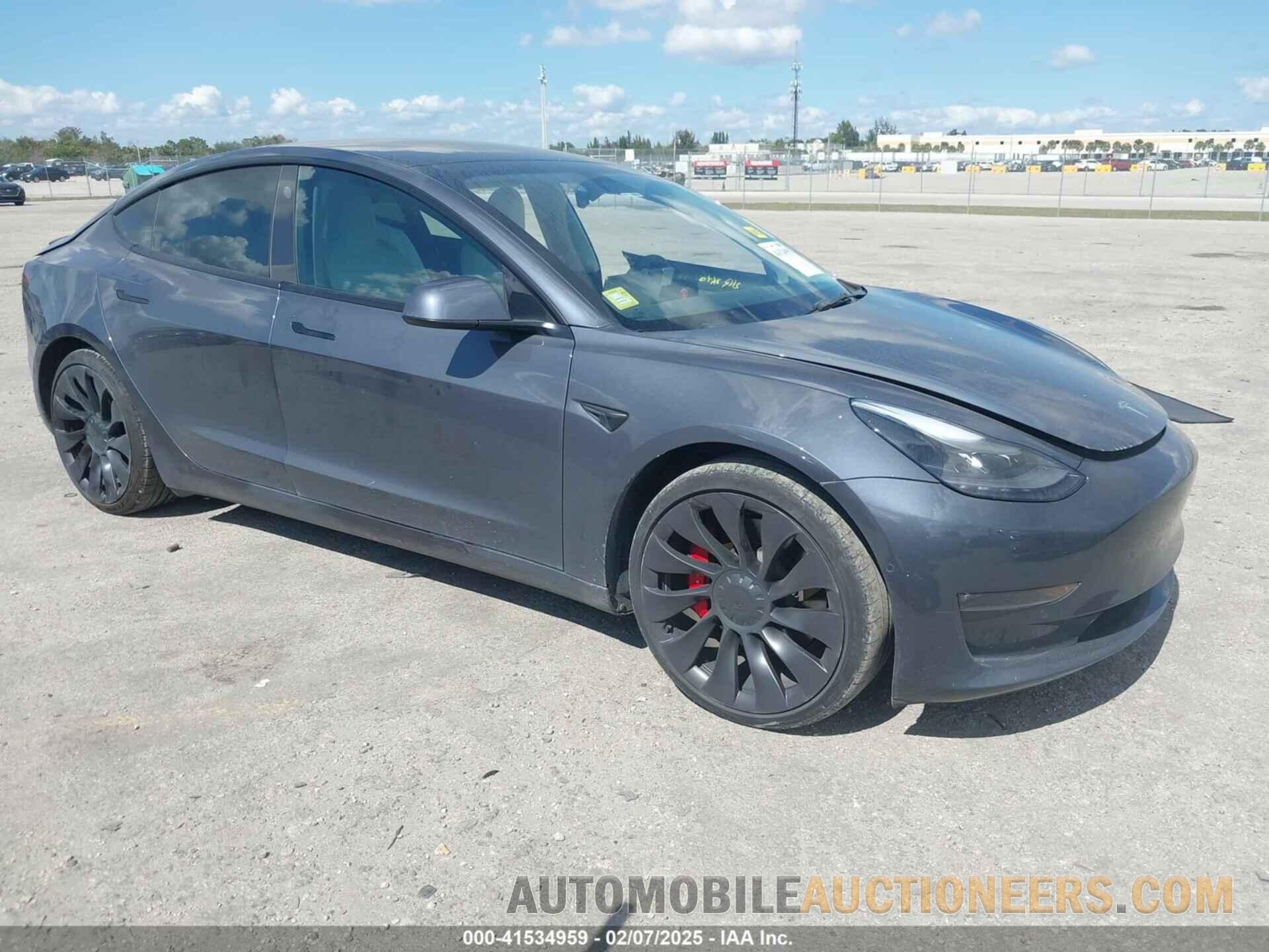 5YJ3E1EC9NF201184 TESLA MODEL 3 2022