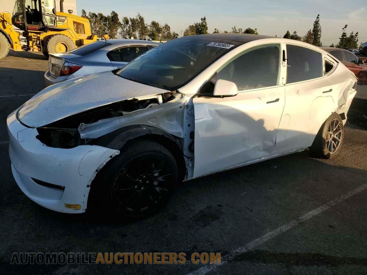 7SAYGDEE8NF357321 TESLA MODEL Y 2022