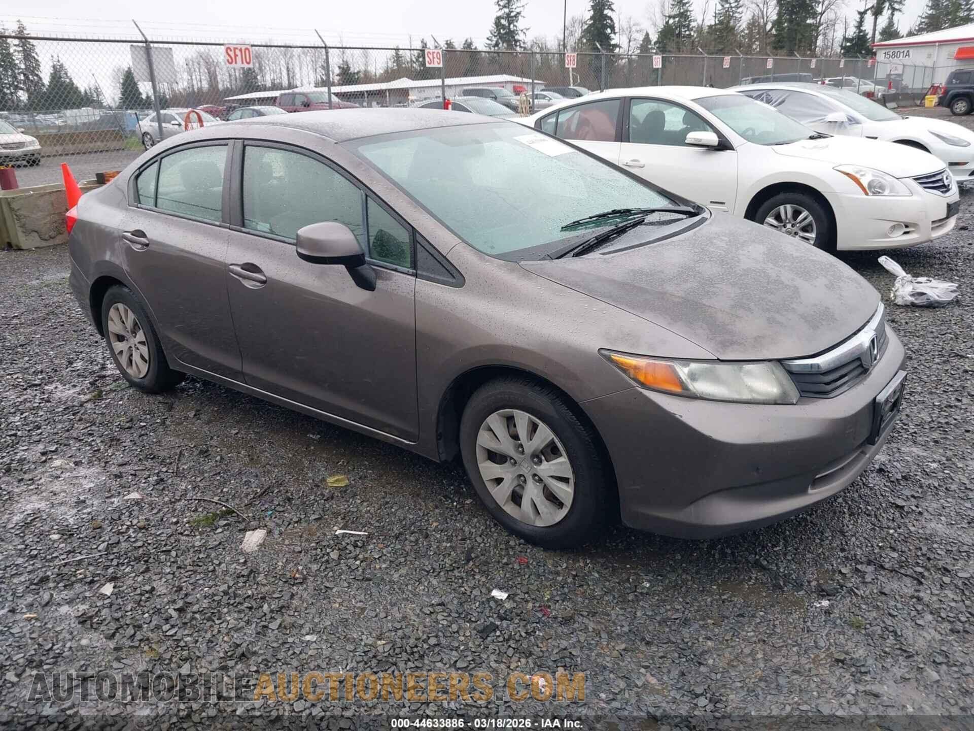 JHMFB2F54CS005454 HONDA CIVIC 2012