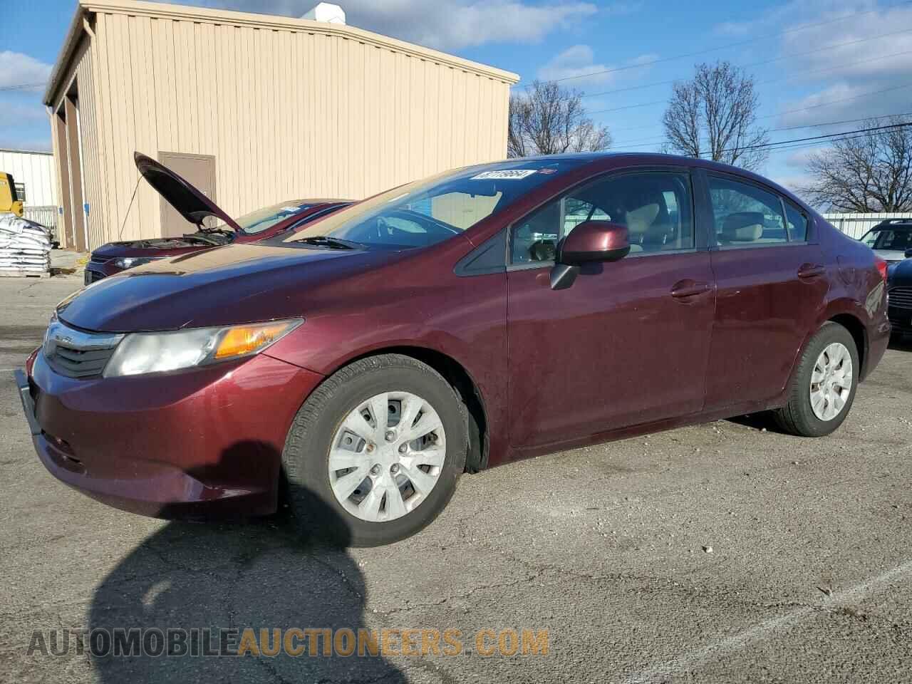 JHMFB2F59CS001237 HONDA CIVIC 2012