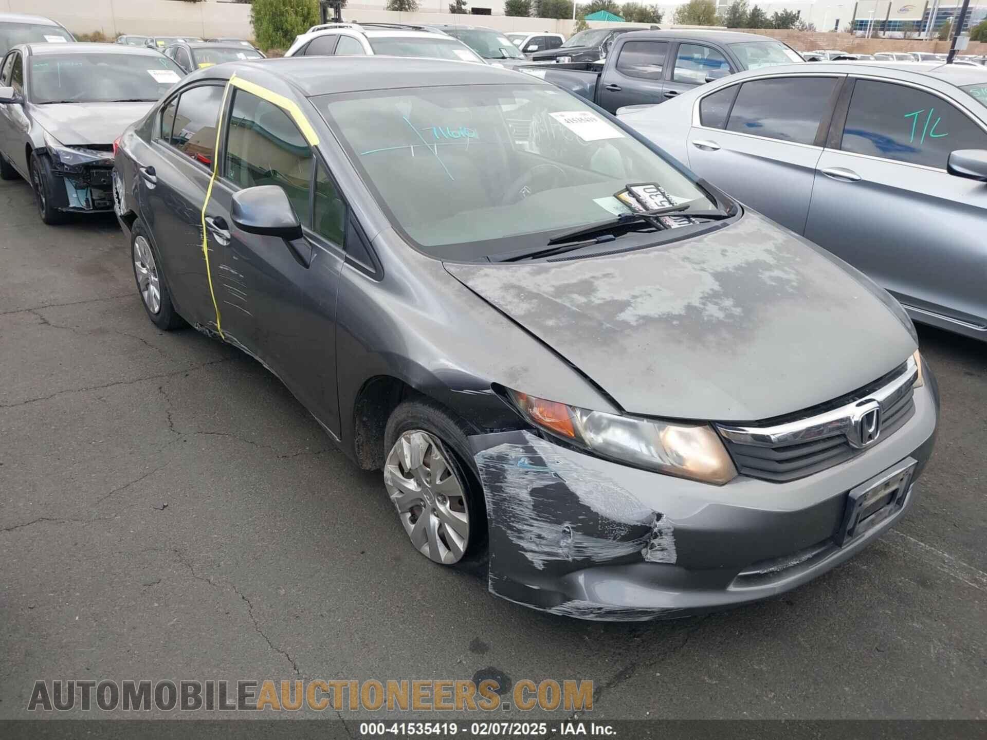 JHMFB2F5XCS005376 HONDA CIVIC 2012