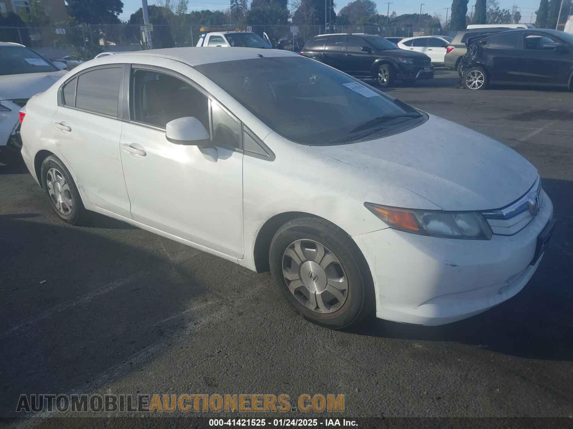 JHMFB4F20CS010667 HONDA CIVIC HYBRID 2012