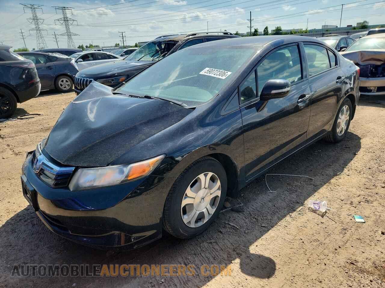 JHMFB4F26CS009071 HONDA CIVIC 2012