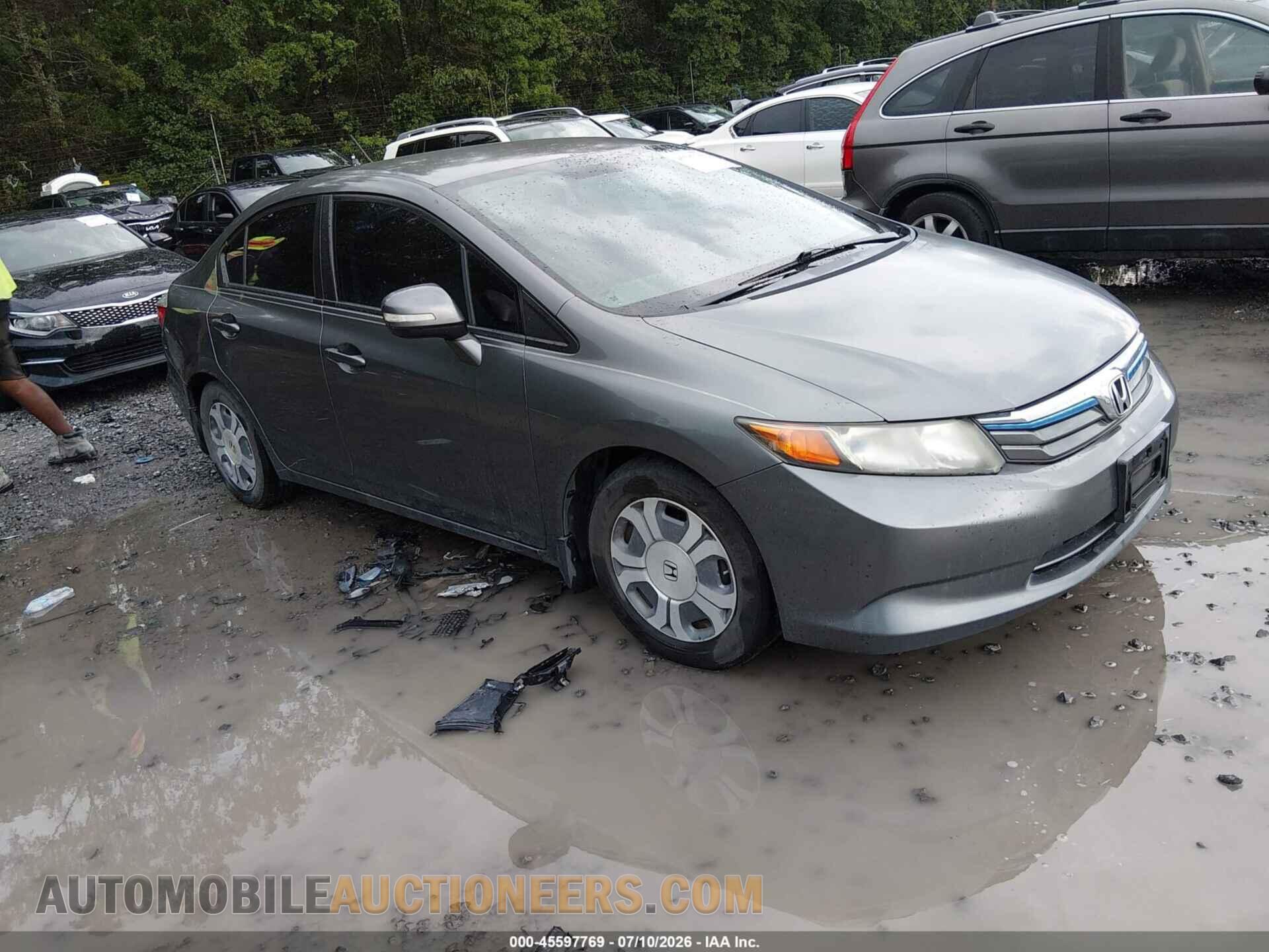 JHMFB4F27CS002811 HONDA CIVIC HYBRID 2012